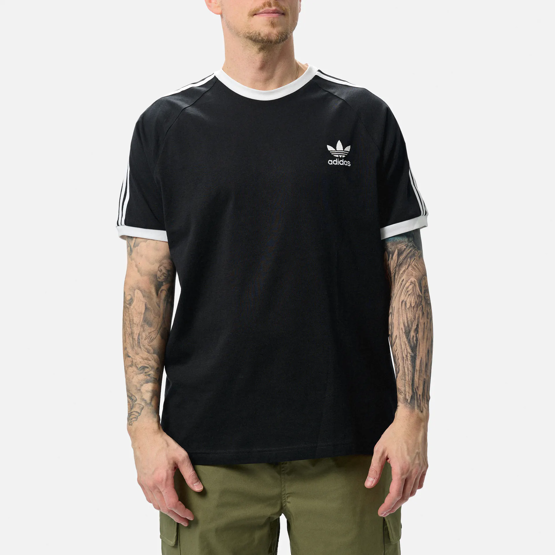 adidas Originals Adicolor 3-Stripes T-Shirt Black/White