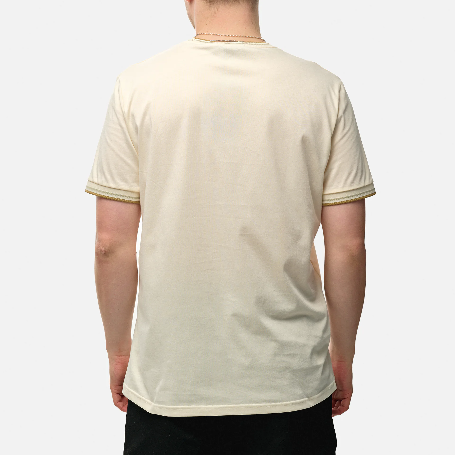 Fred Perry Twin Tipped T-Shirt Ecru/Oat/Warm Stone