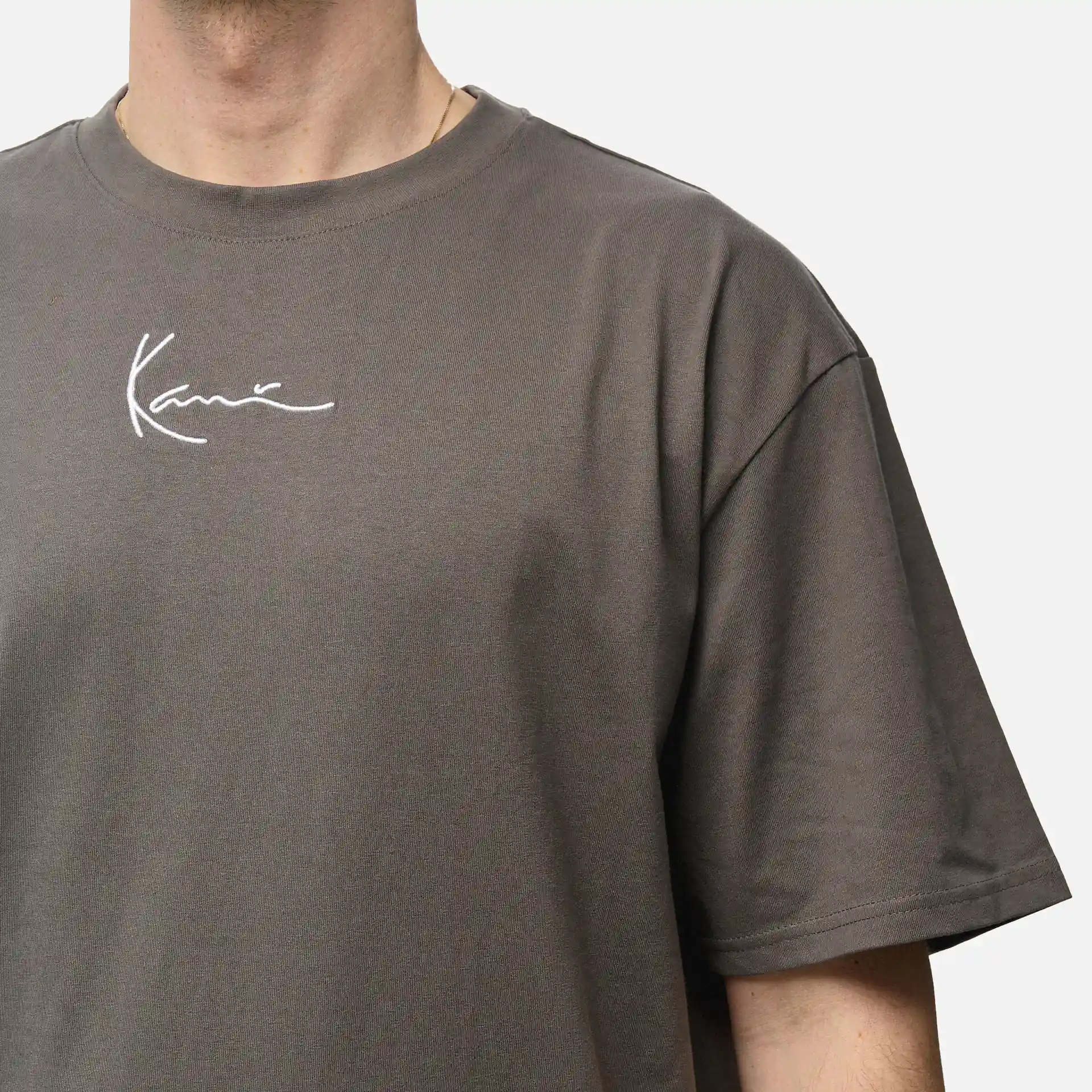 Karl Kani Small Signature Essential Tee Anthracite