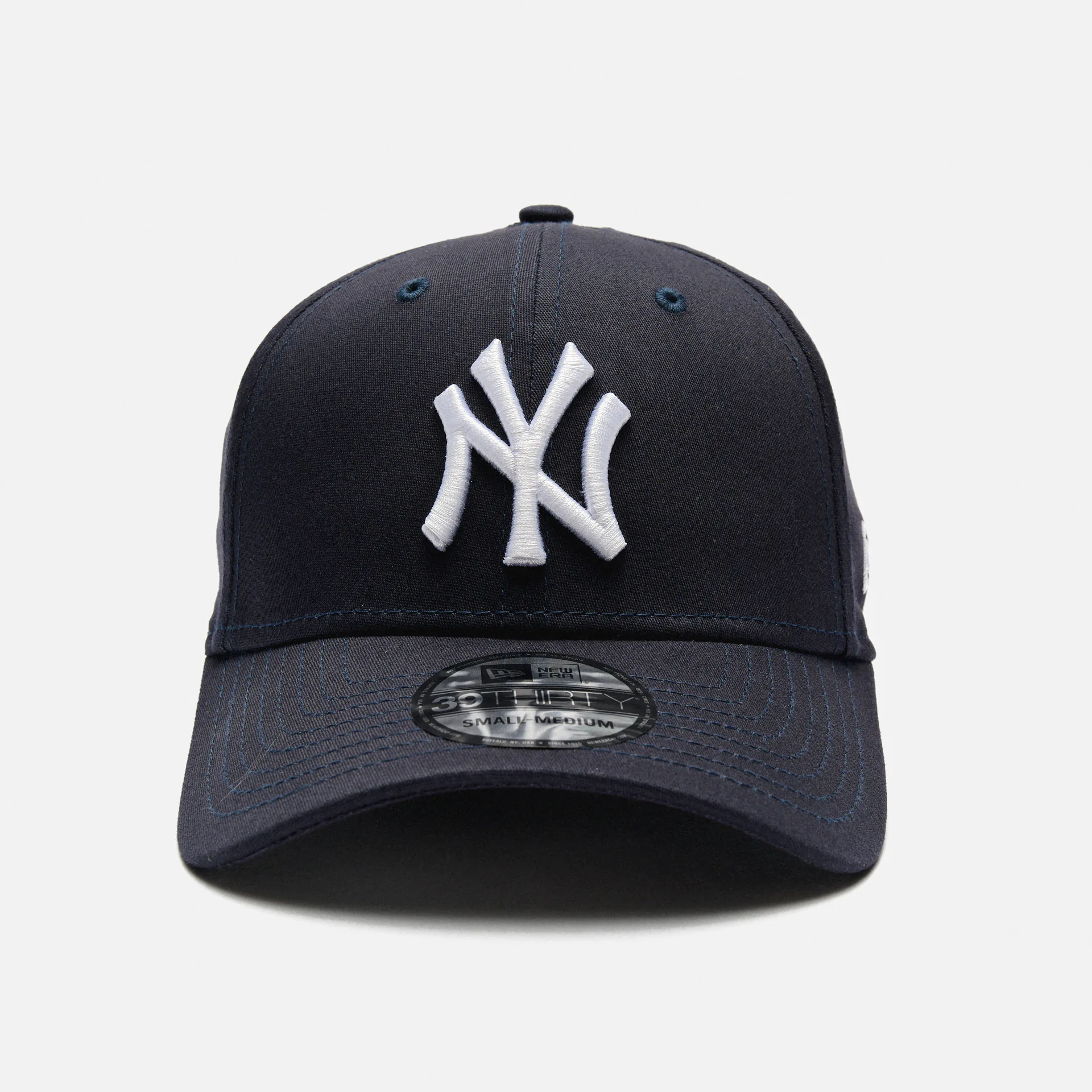 New Era MLB NY Yankees Basic 39Thirty Stretch Fit Cap Navy/White