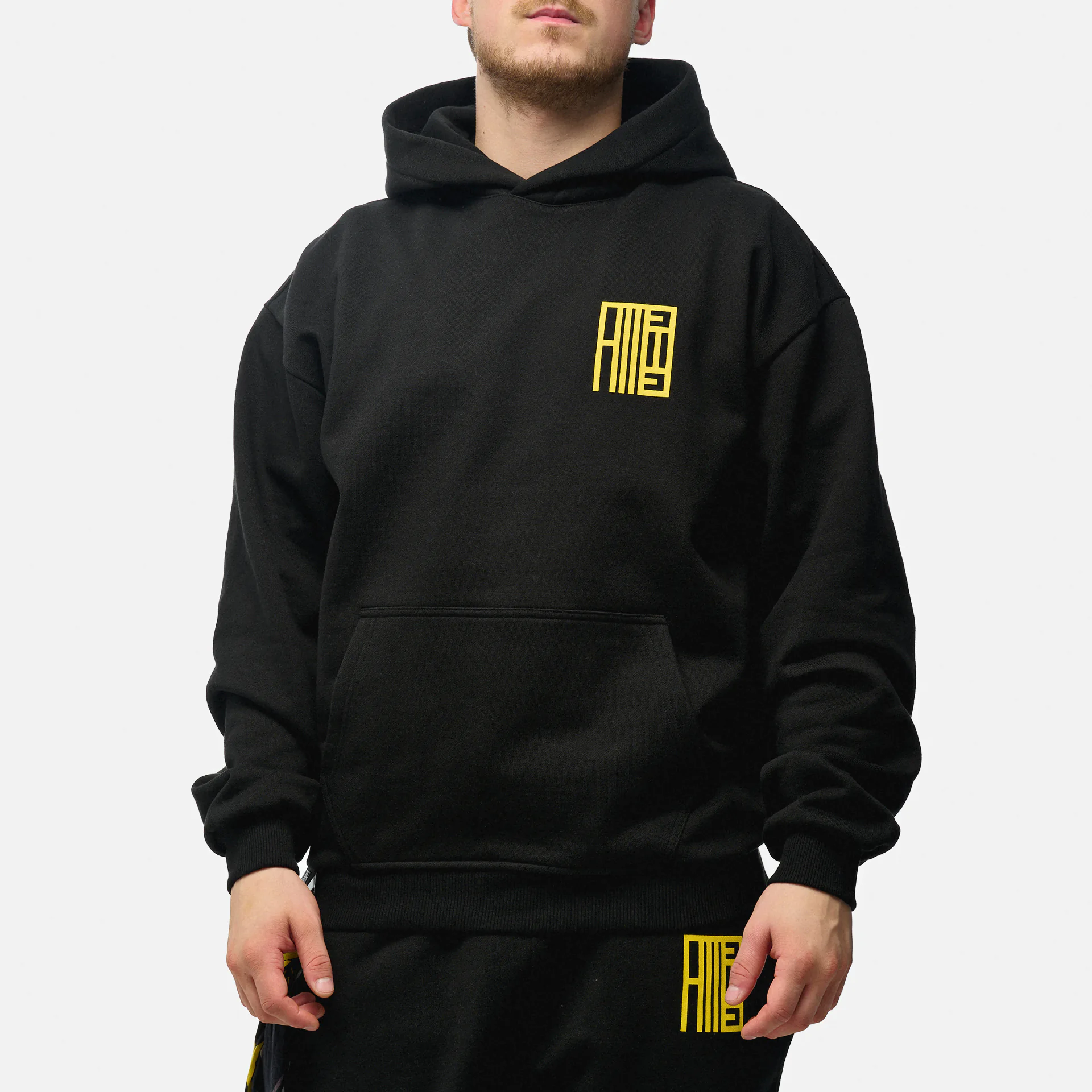 Alessandro Magno Basic Hoodie Black 