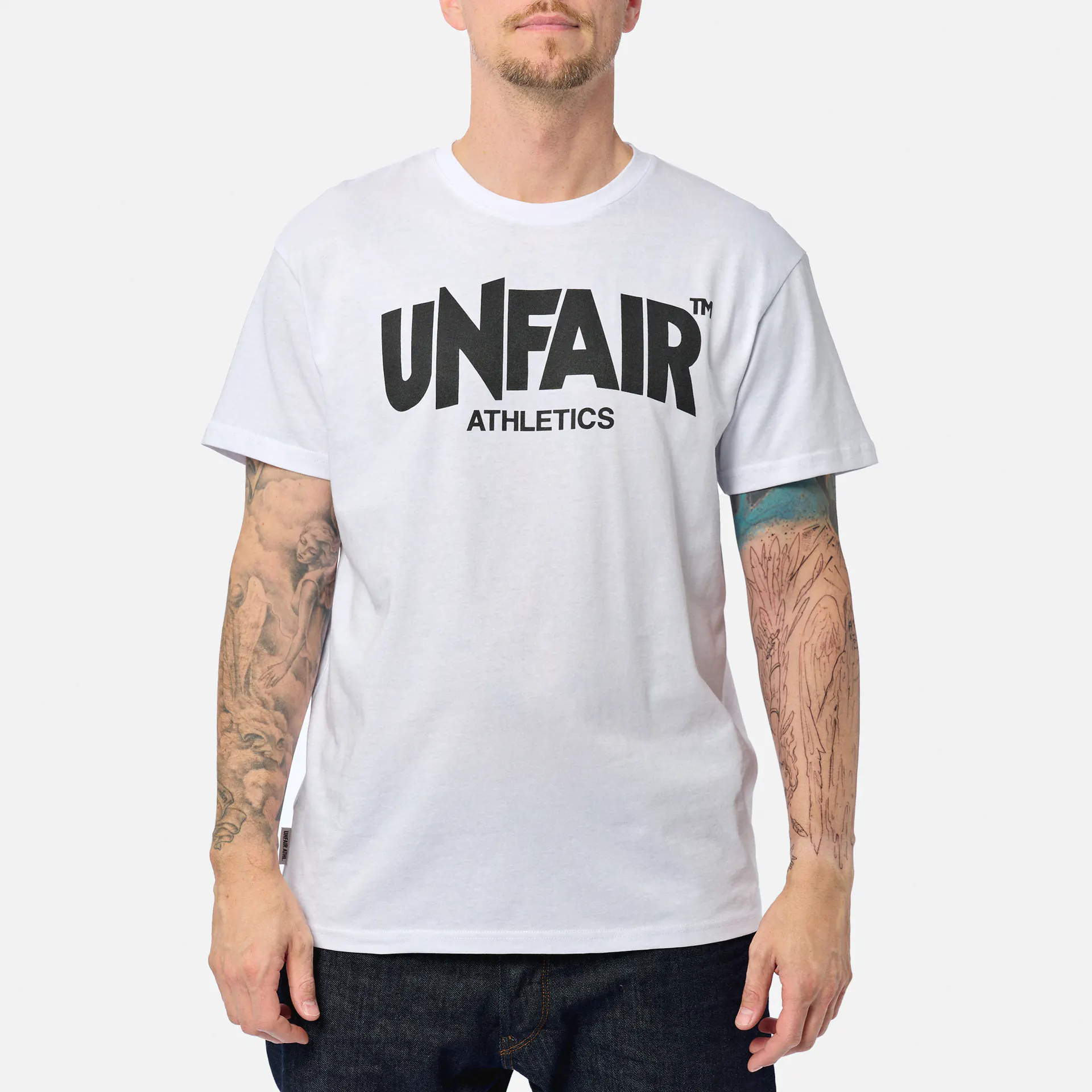 Unfair Athletics Classic Label T-Shirt White 