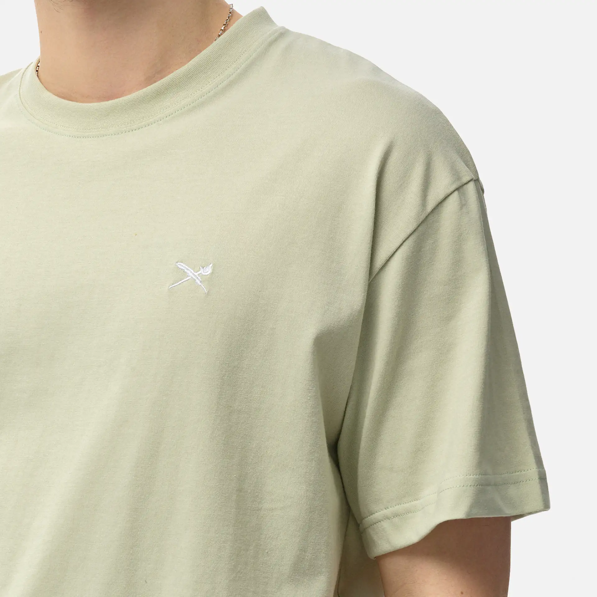 Iriedaily Mini Flag Relaxed T-Shirt Light Sage