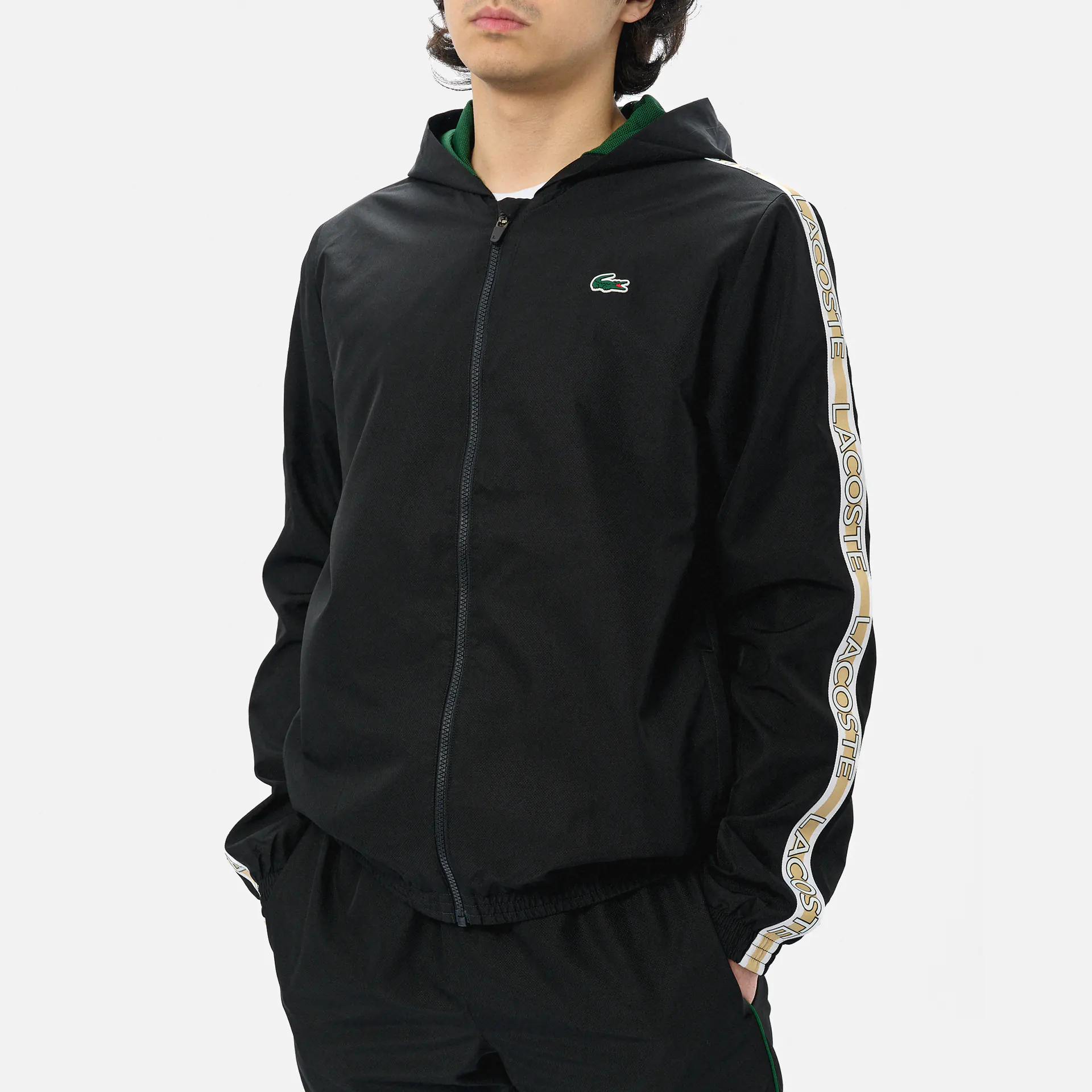 Lacoste Tape Tracksuit Black/Green