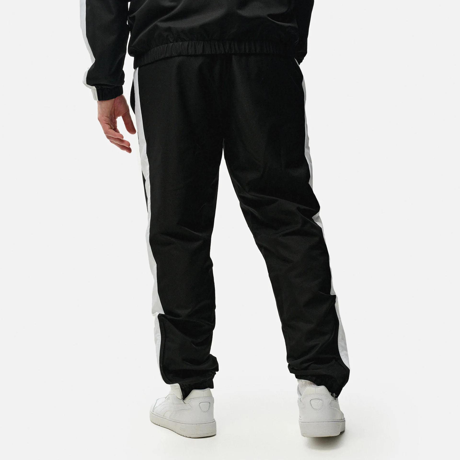 Lacoste Colorblock Tennis Tracksuit Black/White