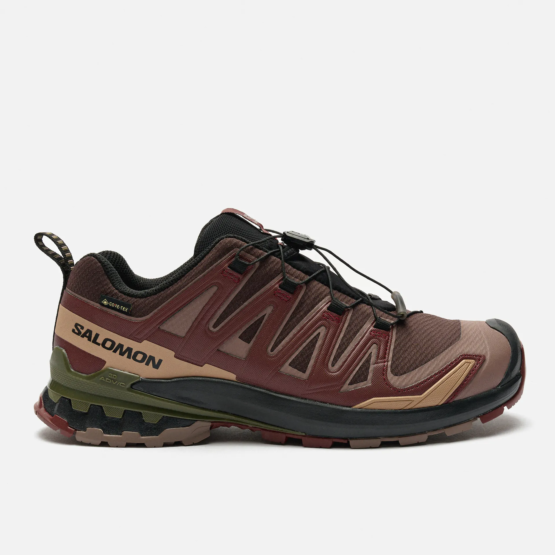 Salomon XA PRO 3D V9 GTX Sneaker Black Coffee/Rum Raisin/Olive Night