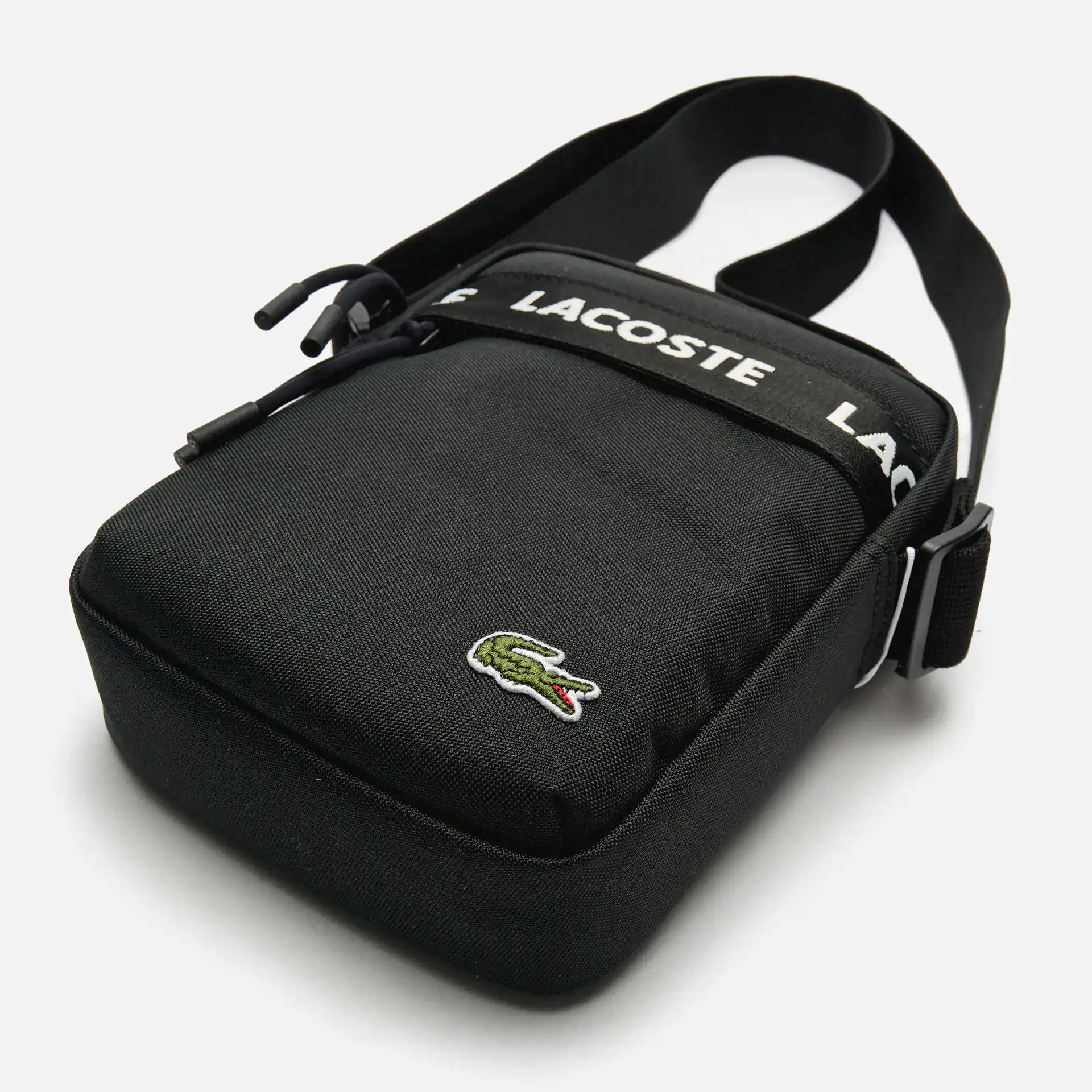  Lacoste Crossover Tape Bag Noir