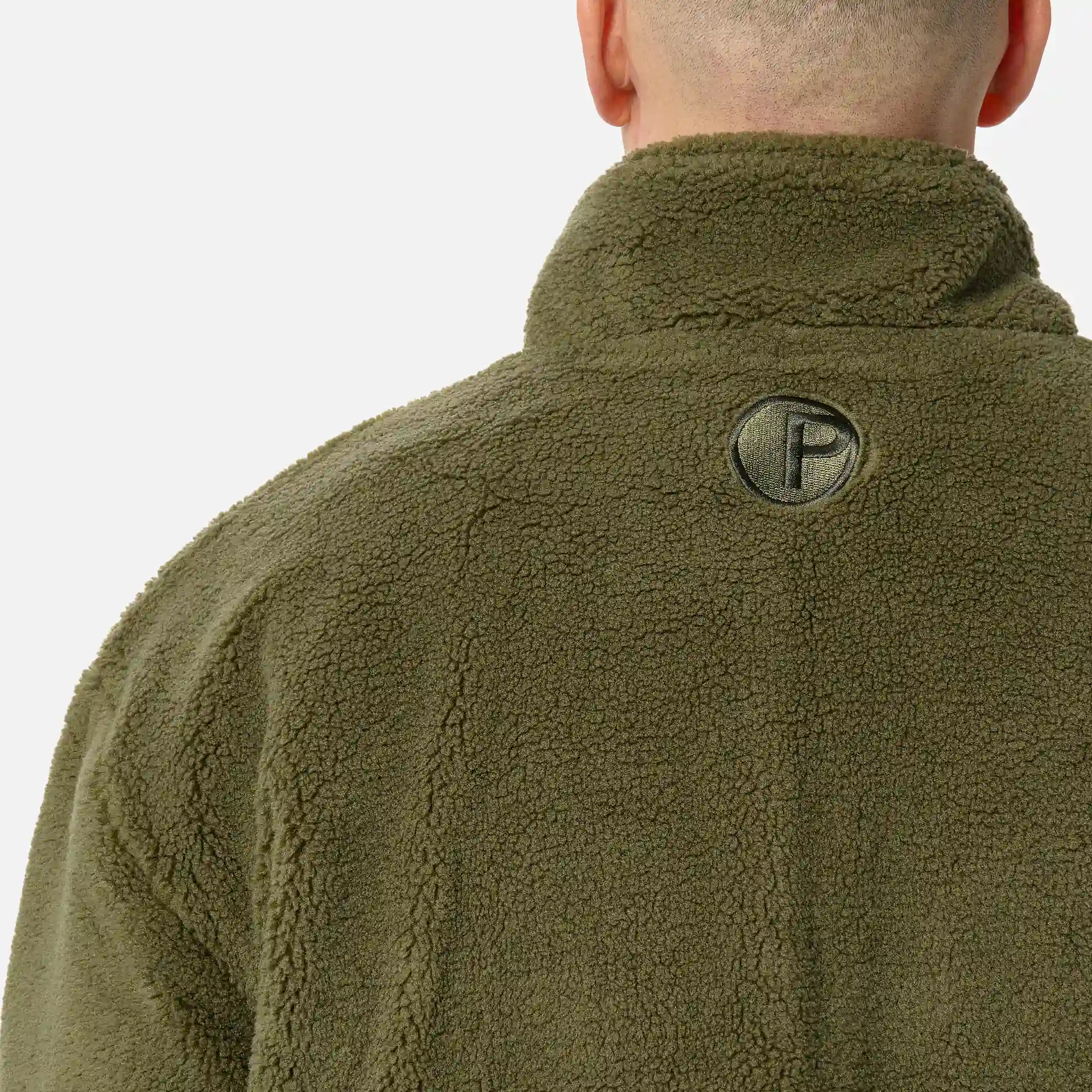 PEGADOR Archer Teddy Jacket Faded Olive