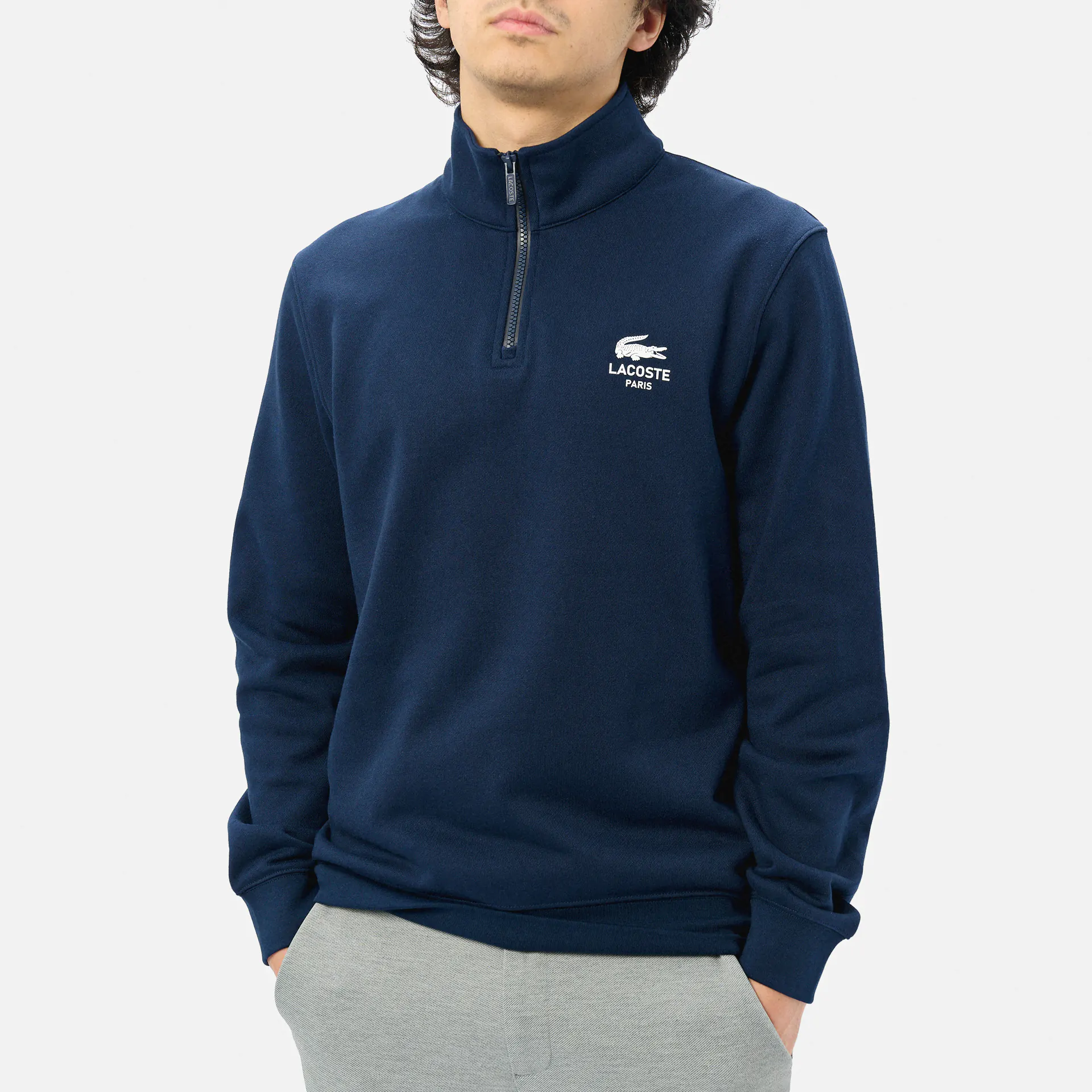 Lacoste Half-Zip Sweatshirt Navy Blue