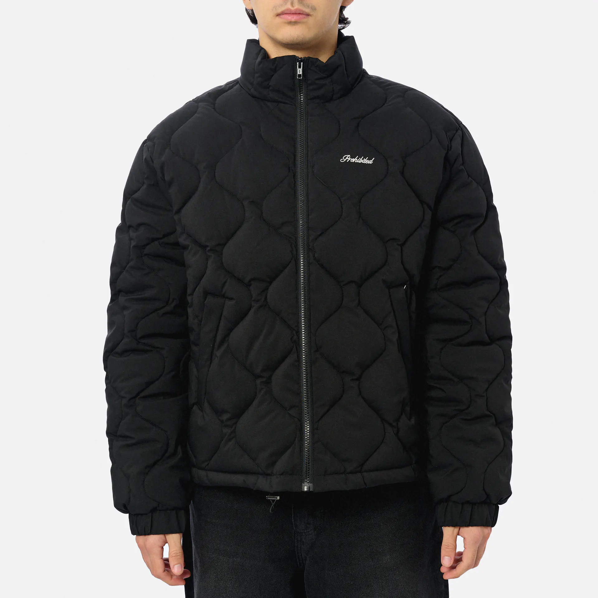 Prohibited Dalston Puffer Jacket Black