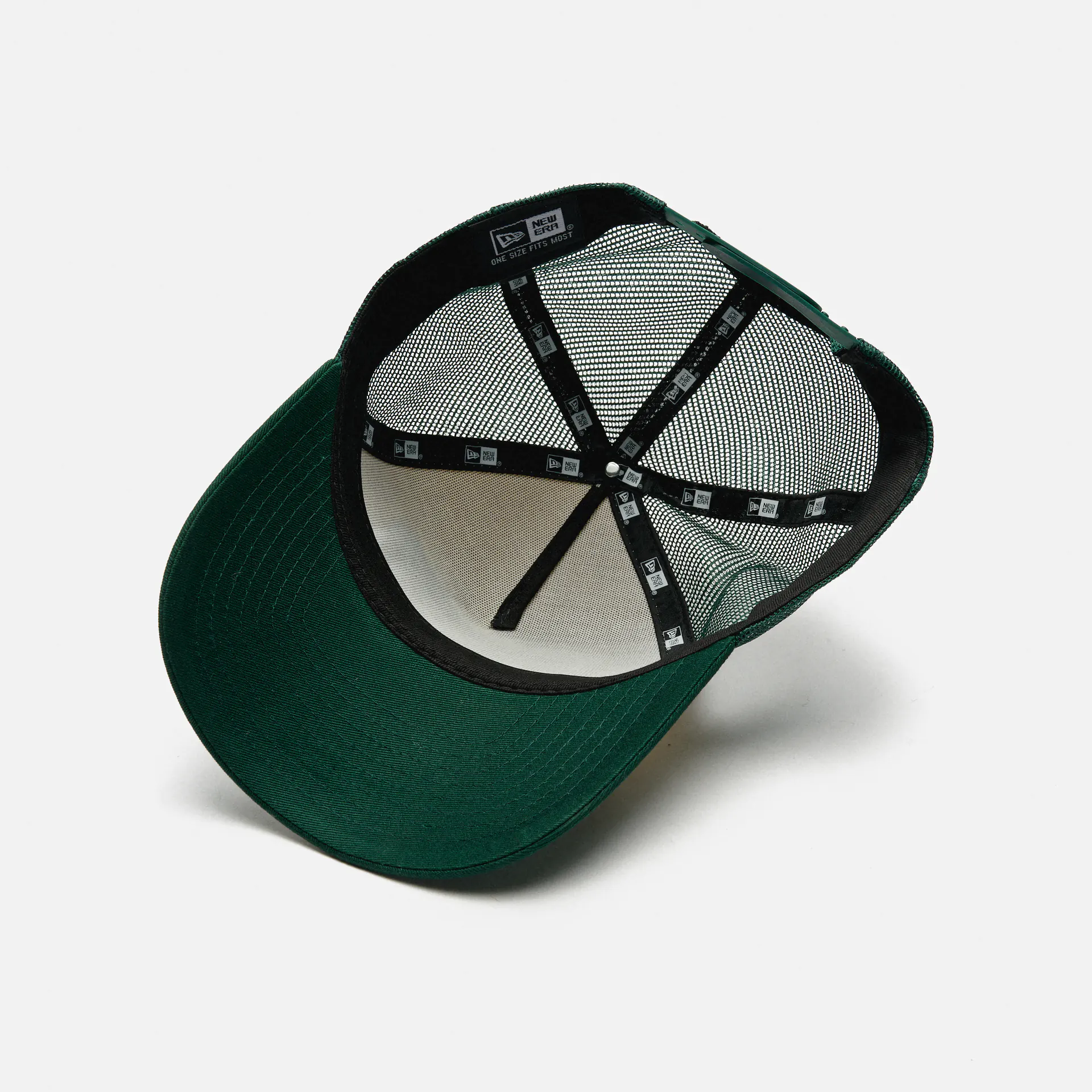 New Era Ski Patch Trucker Cap Dark Green