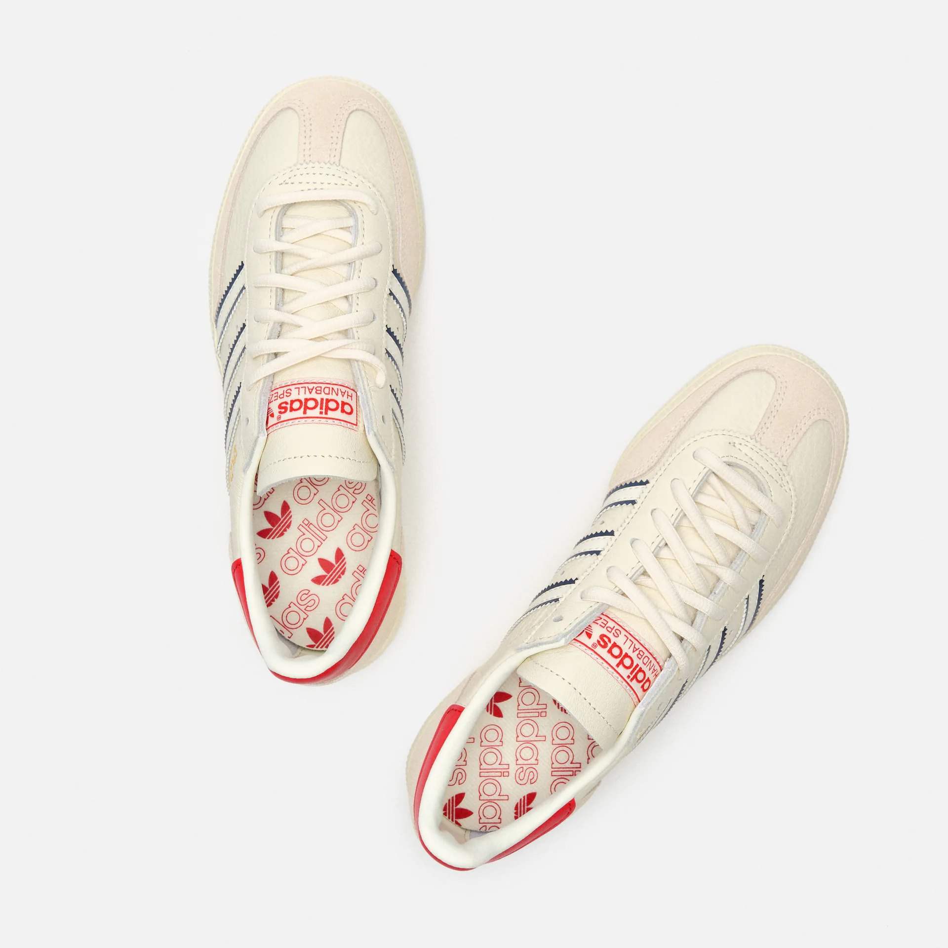 adidas Sneaker Handball Spezial Leather Cloud White/Night Indigo/Better Scarlet