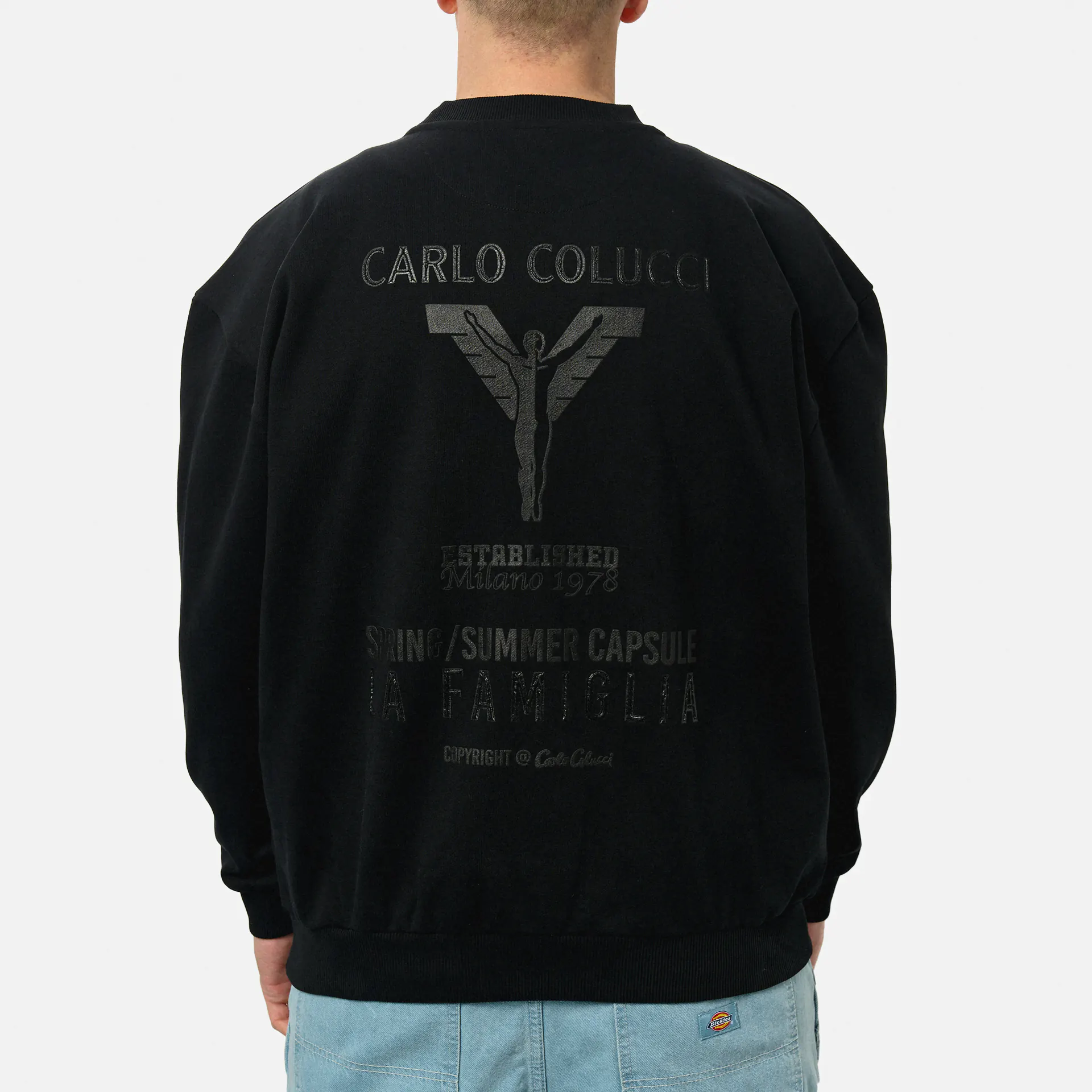 Carlo Colucci La Famiglia Sweatshirt Black