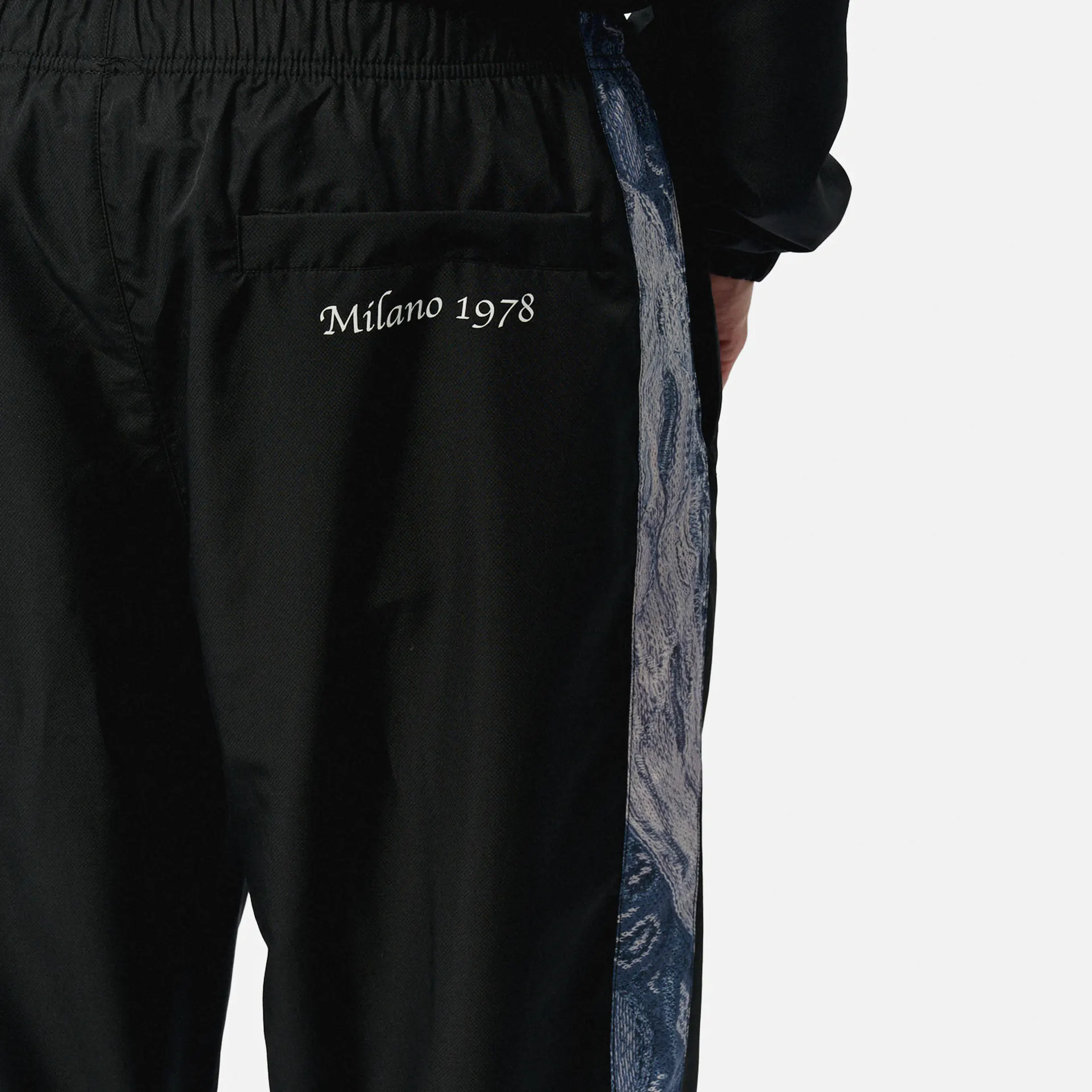 Carlo Colucci Summer Track Pants Black