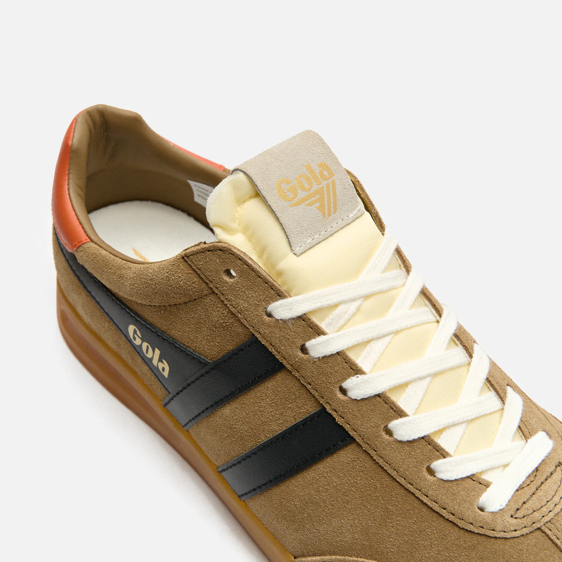 Gola Cyclone Sneaker Tobacco/Black/Moody Orange/Gum