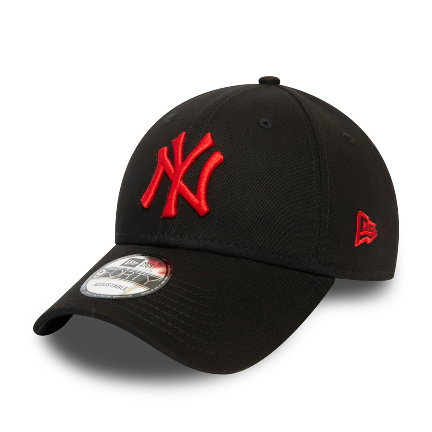 New Era 9FORTY New York Yankees Cap Black / Red