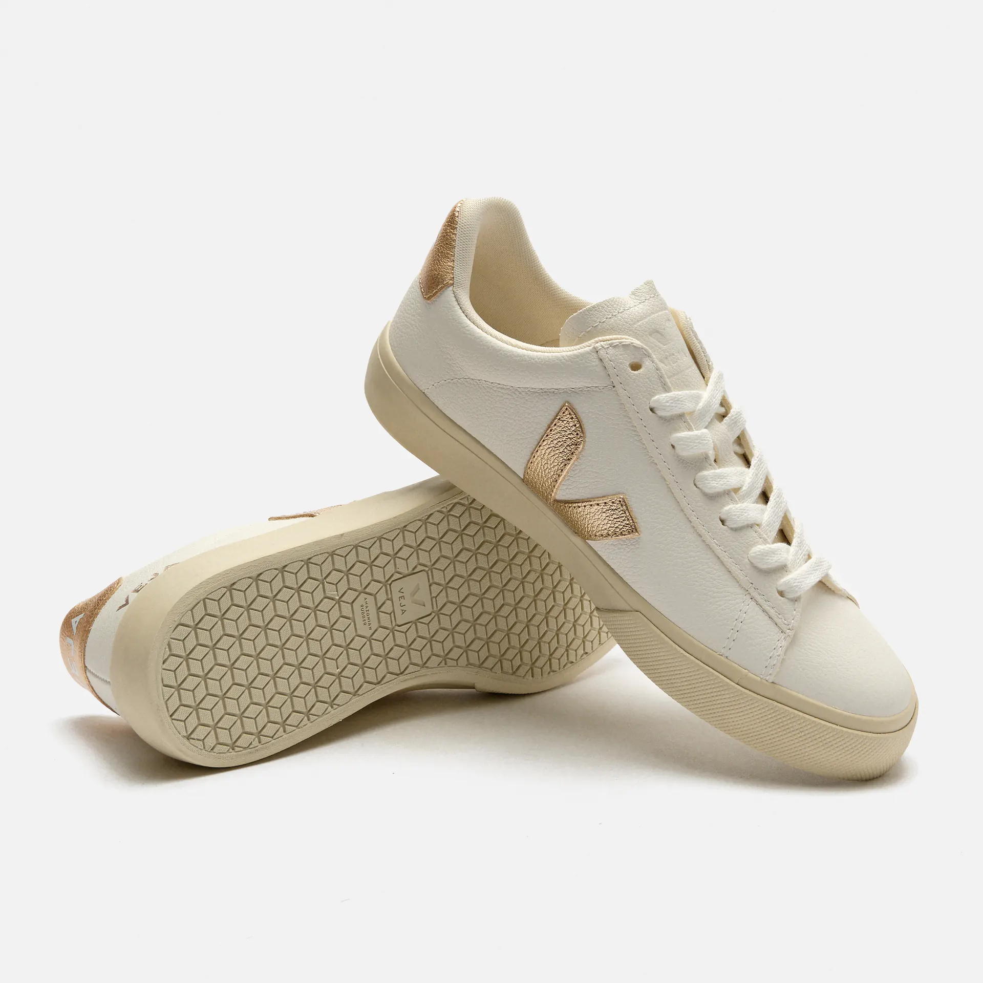 Veja Campo Chromefree Leather Sneaker Extra White/Platine