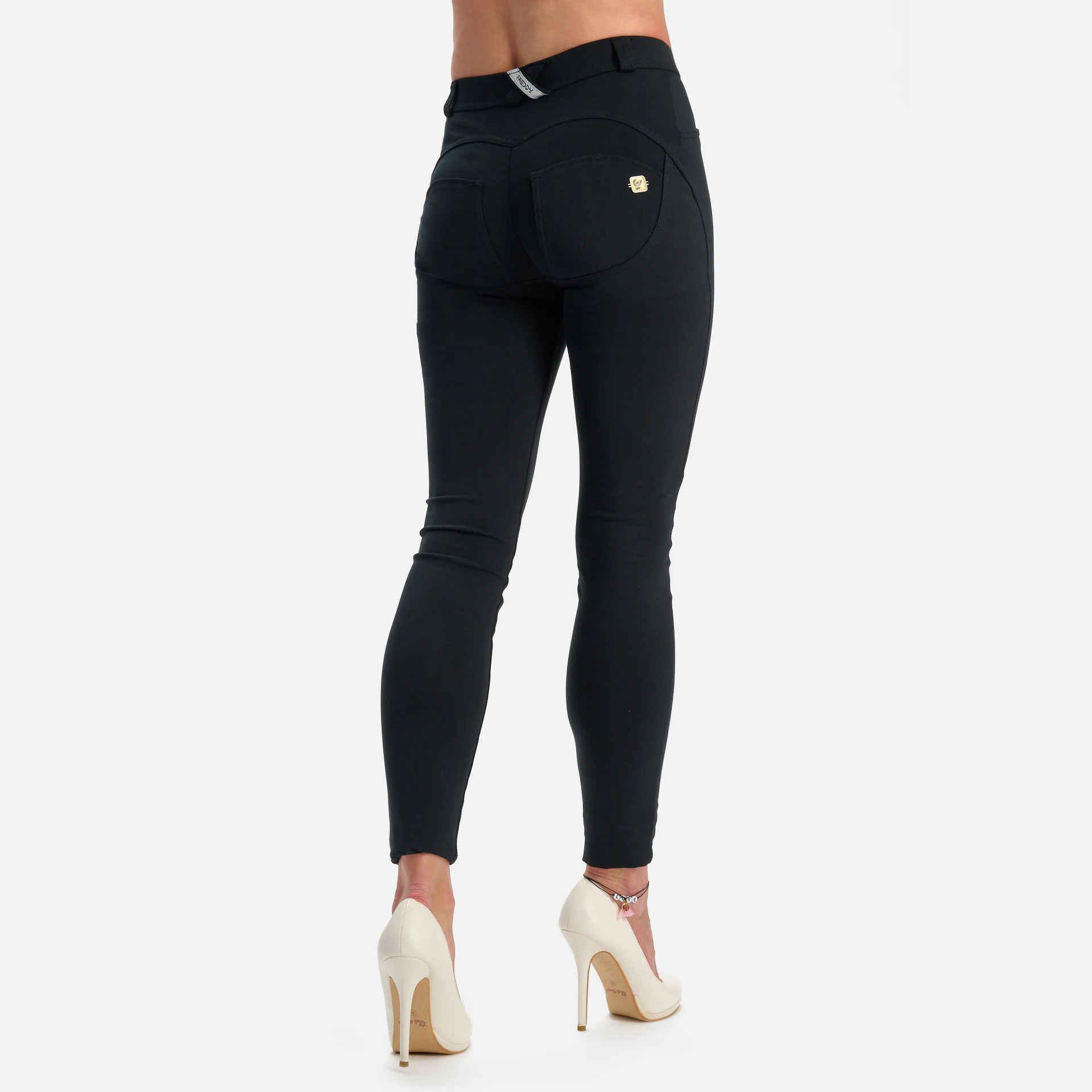 Freddy Regular-Waist WR.UP® Shaping Faux Leather Jeggings