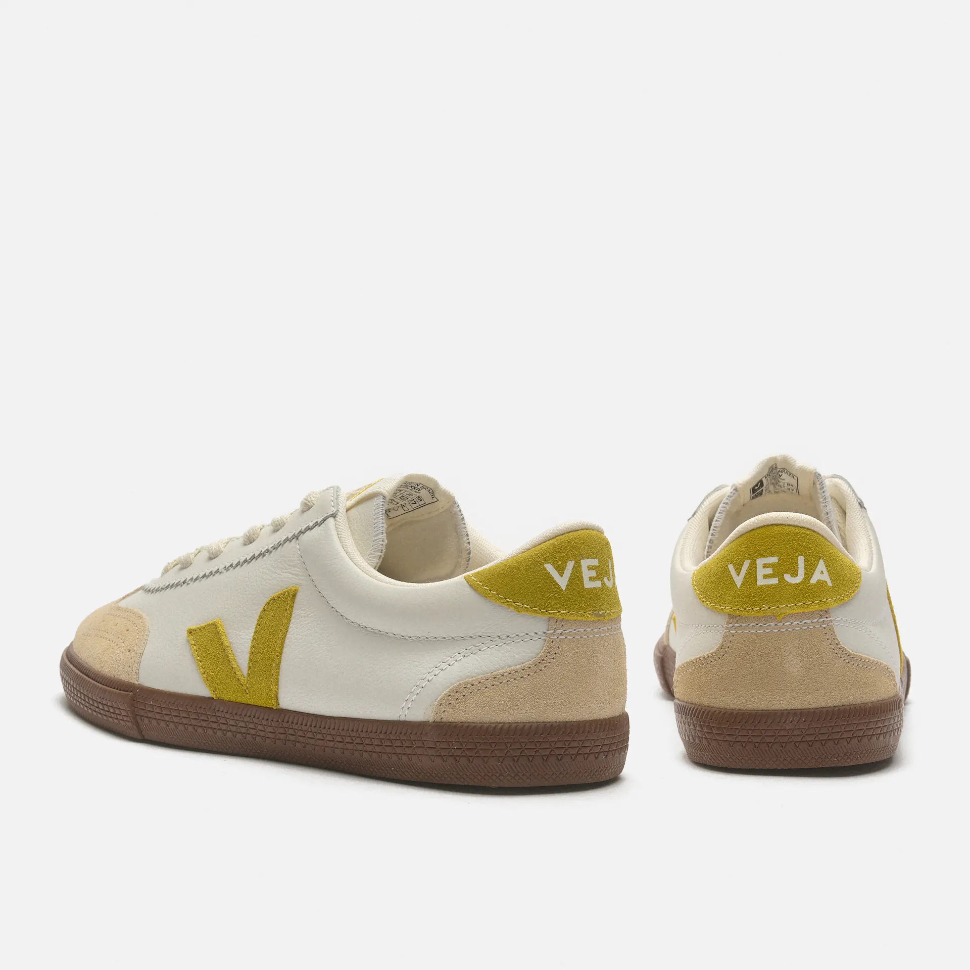 Veja Volley O.T. Leather White/Liquor/Bark