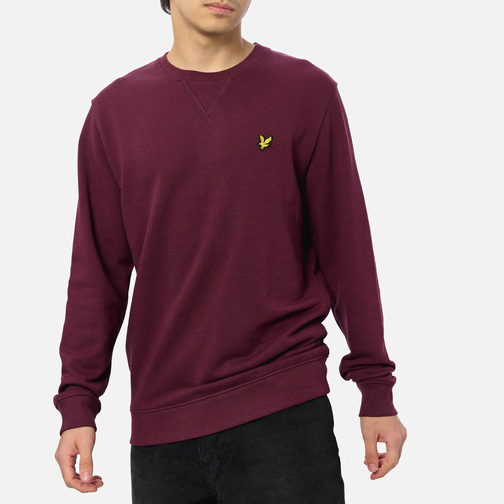 Lyle & Scott Crew Neck Sweatshirt Burgundy