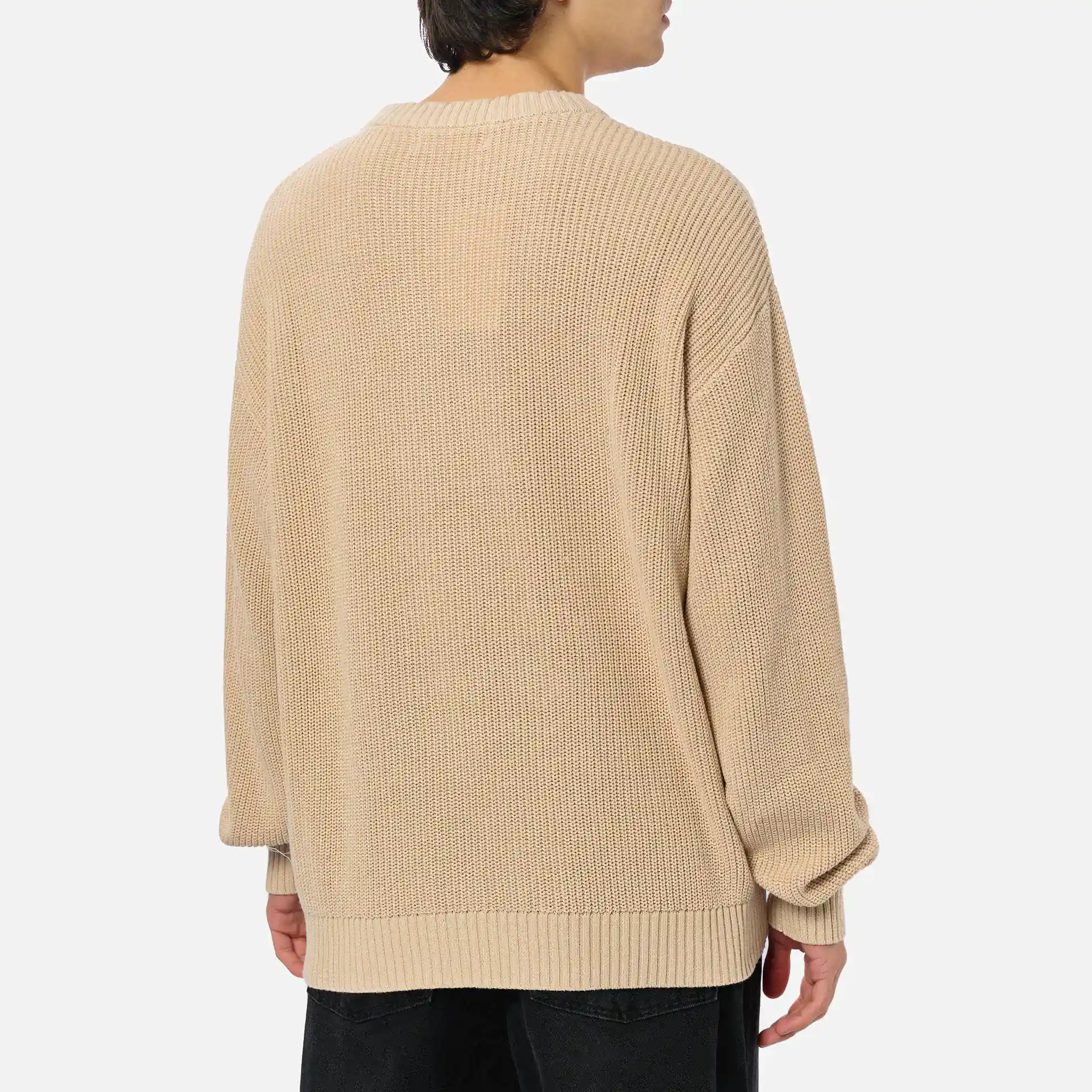 Another Cotton Established Knit Sweater Beige