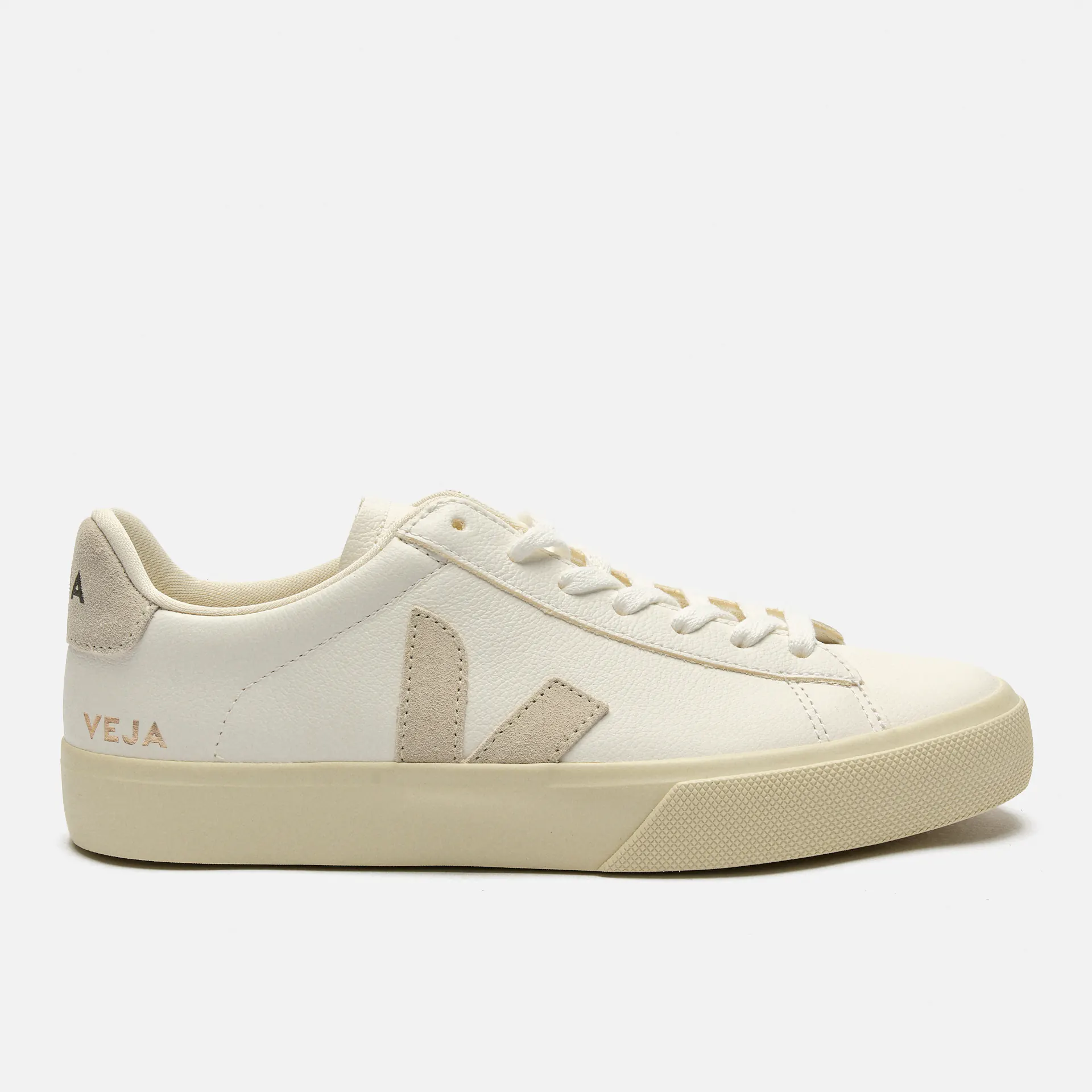 Veja Campo Chromefree Leather Sneaker Extra White/ Natural Suede