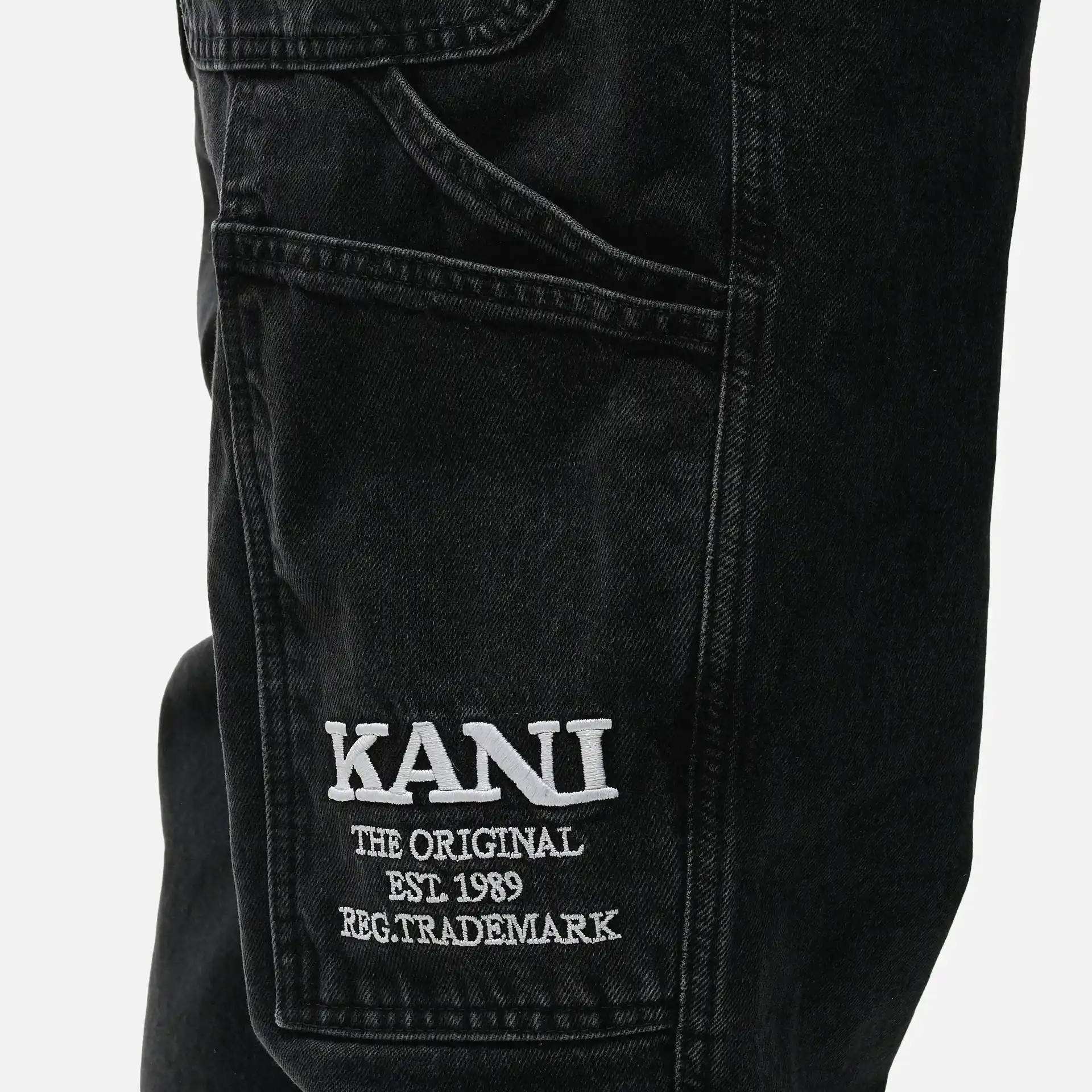 Karl Kani Retro Tapered Workwear Denim Vintage Black