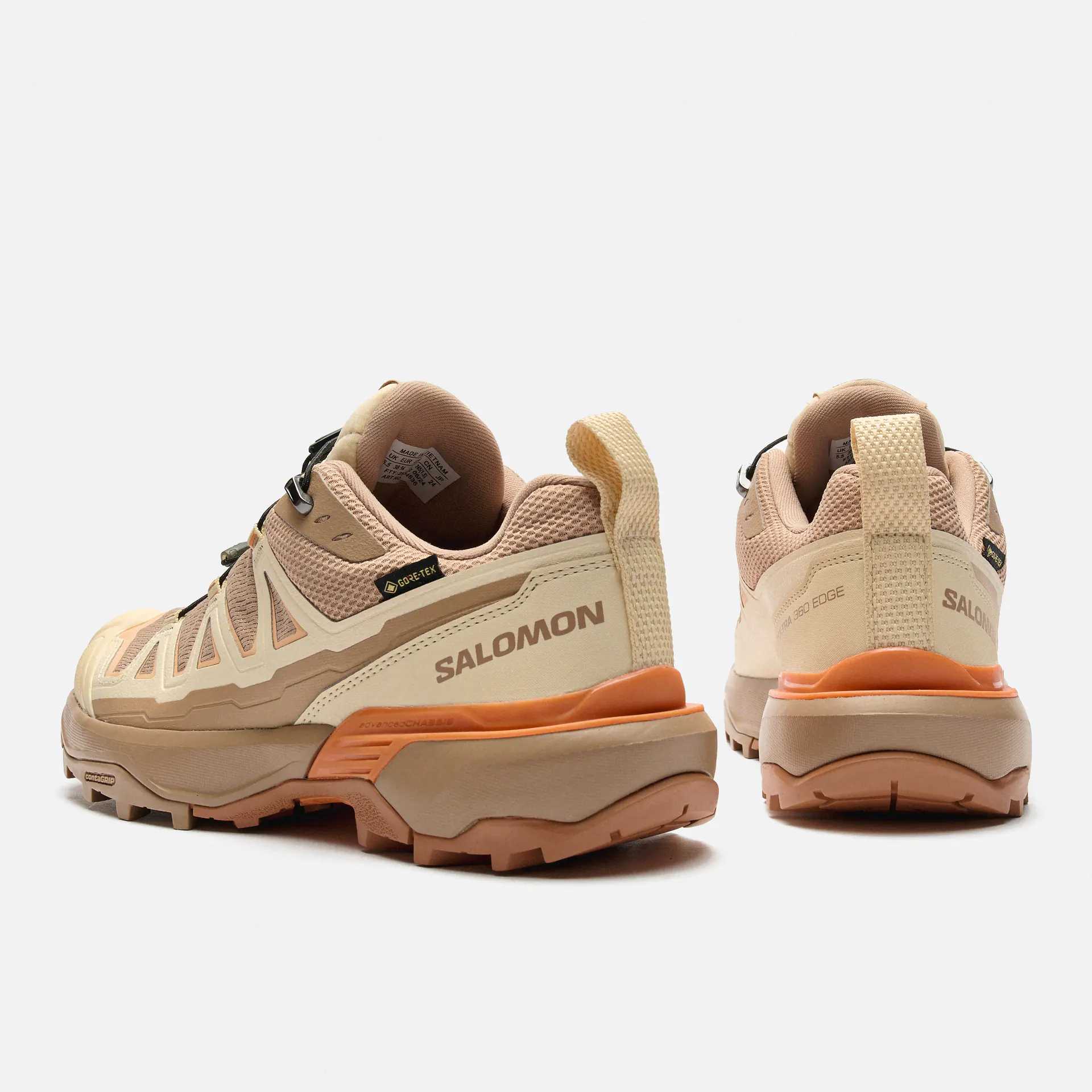 Salomon X ULTRA 360 EDGE GTX Sneaker W Natural/Shortbread/Prairie Sunset