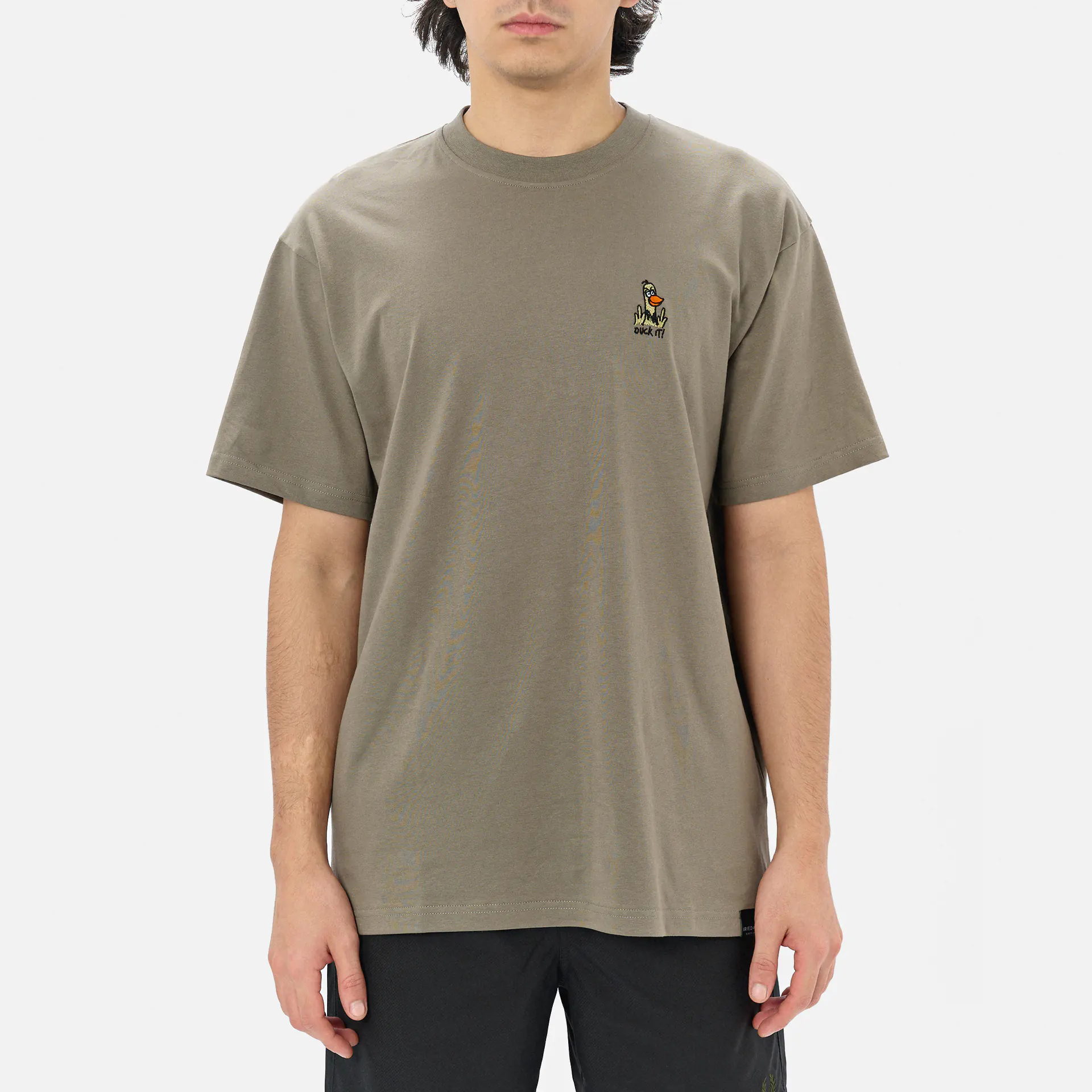 Iriedaily What The Duck T-Shirt Smokey Olive