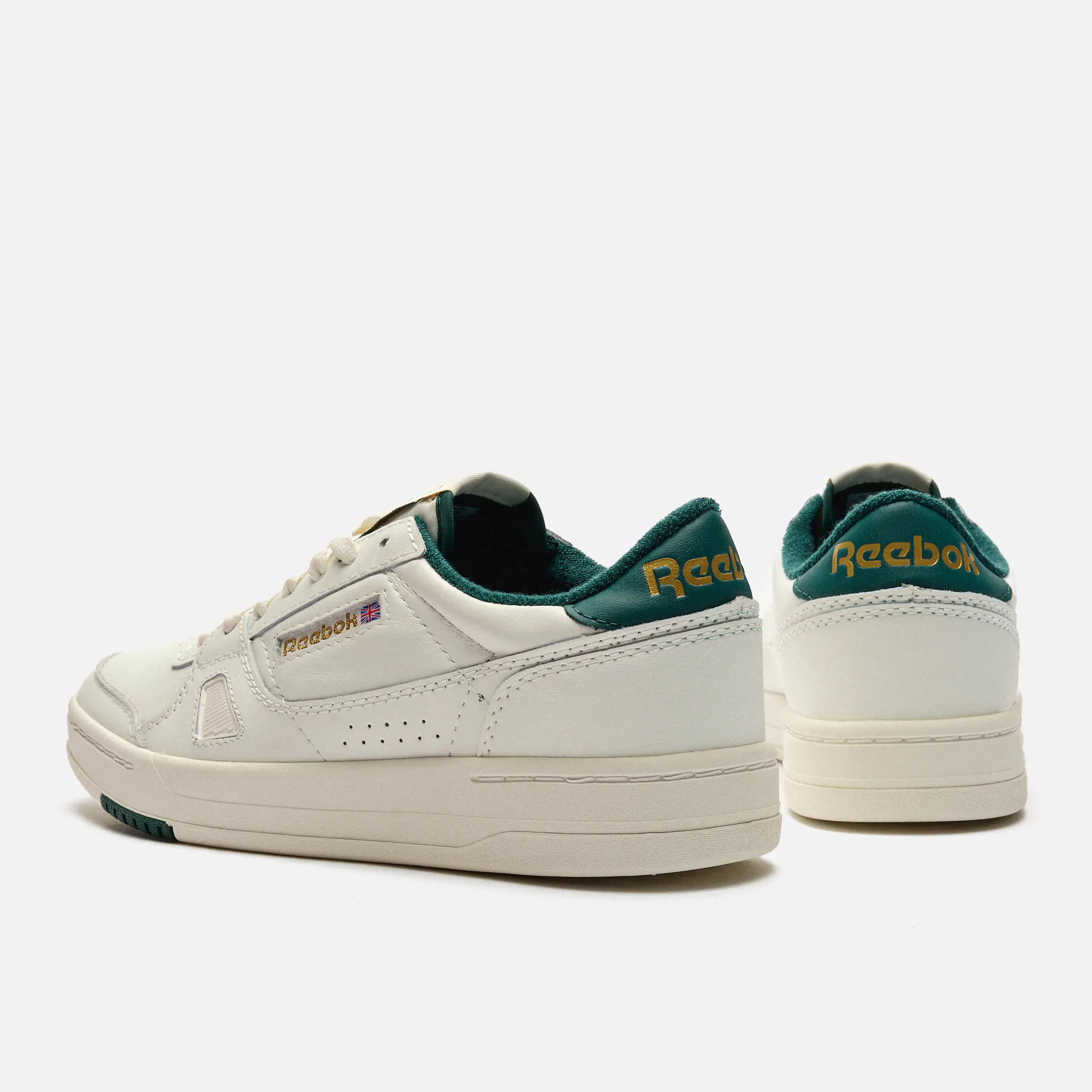 Reebok LT Court Sneaker Chalk/Vintage Chalk/Collegiate Green