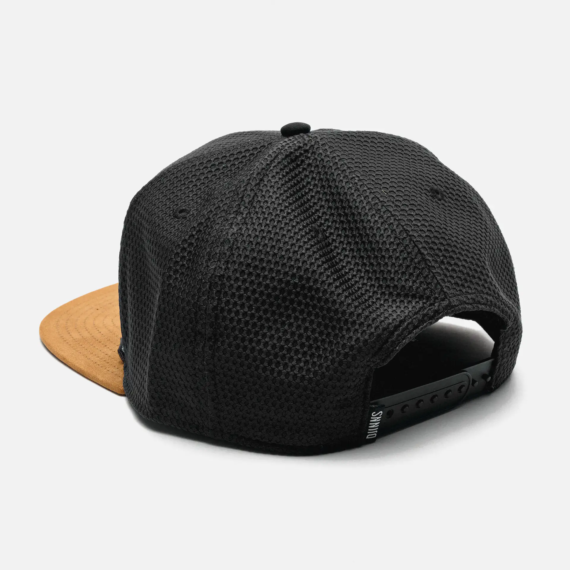 DJINNS 6 Panel Snapback Cap Honey Knit Black