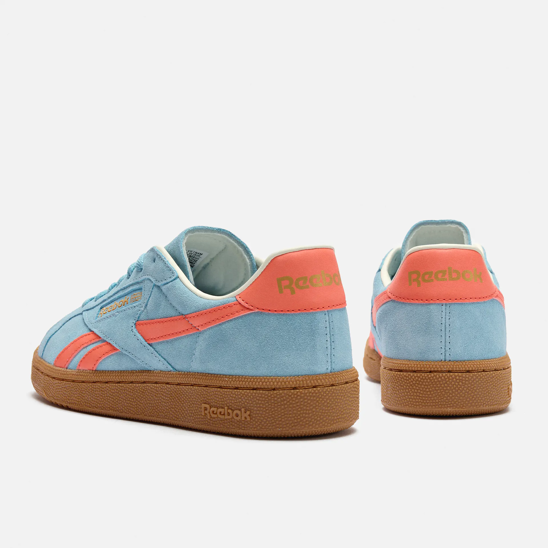 Reebok Club C Grounds UK Sneaker Softblue/Super Charged Coral/Gum