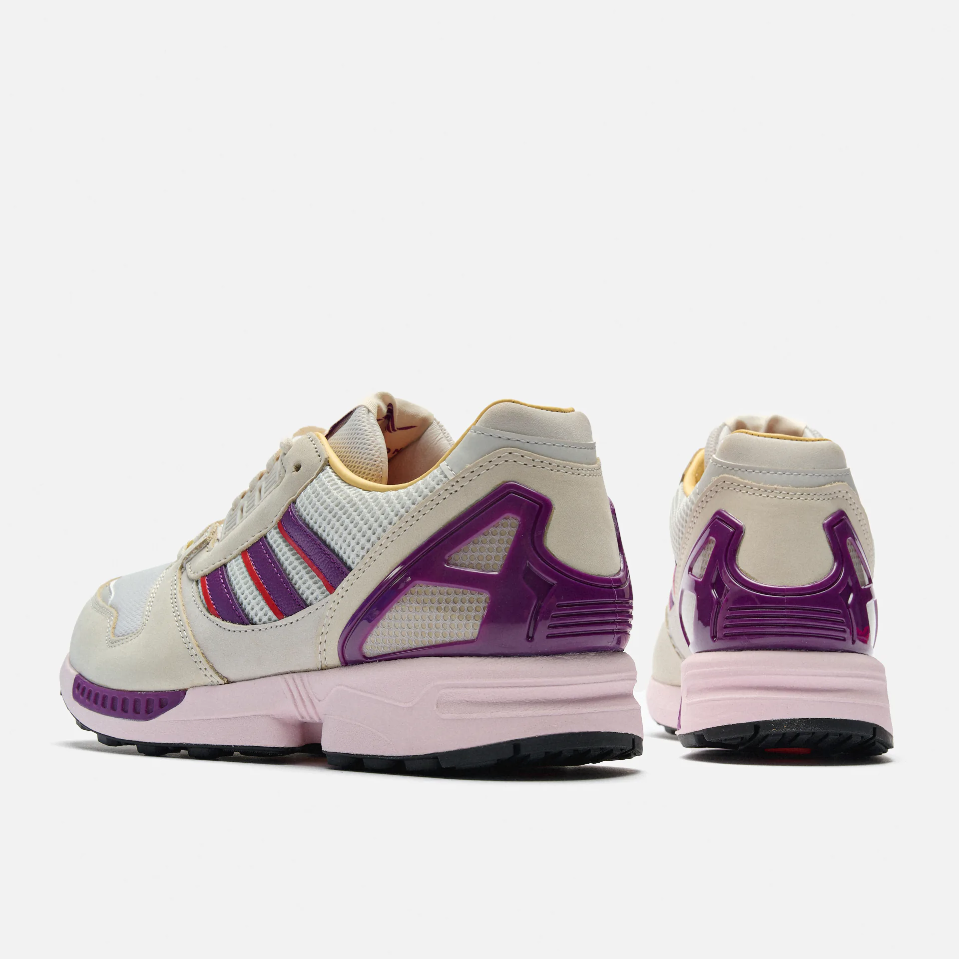 adidas Originals ZX8000 Sneaker Crystal White/Glory Purple/Orange Tint