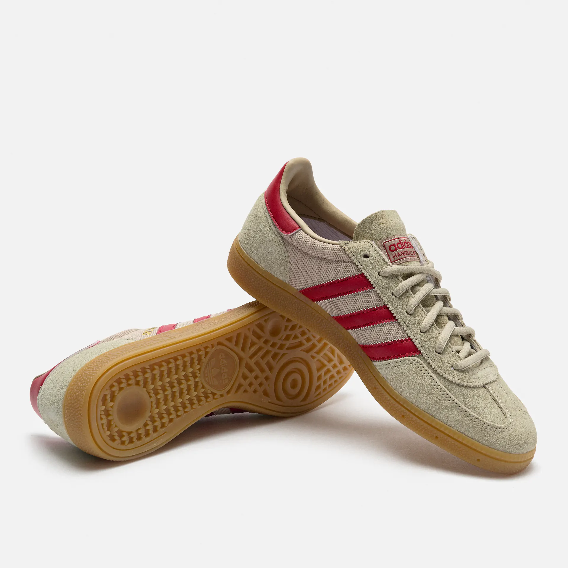 adidas Originals Handball Spezial Sneaker Putty Grey/Team Victory Red/Wonder Beige