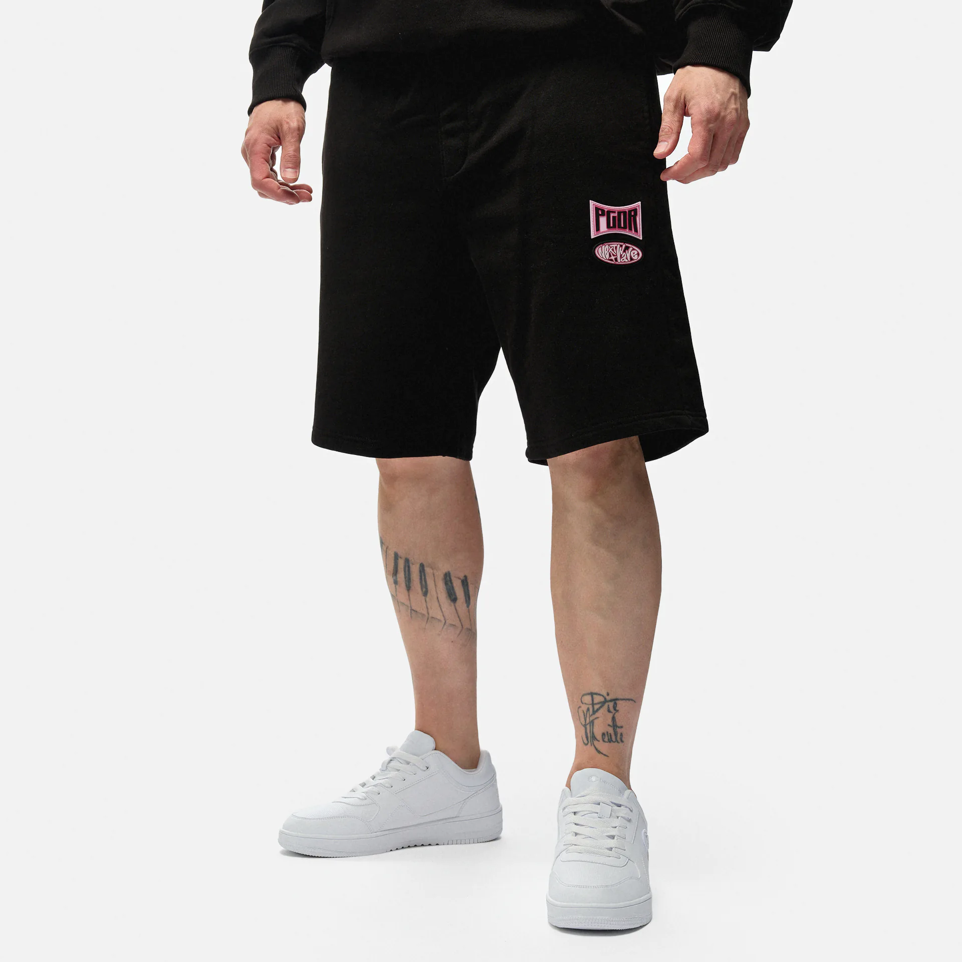 PEGADOR Keyes Terry Shorts Washed Black