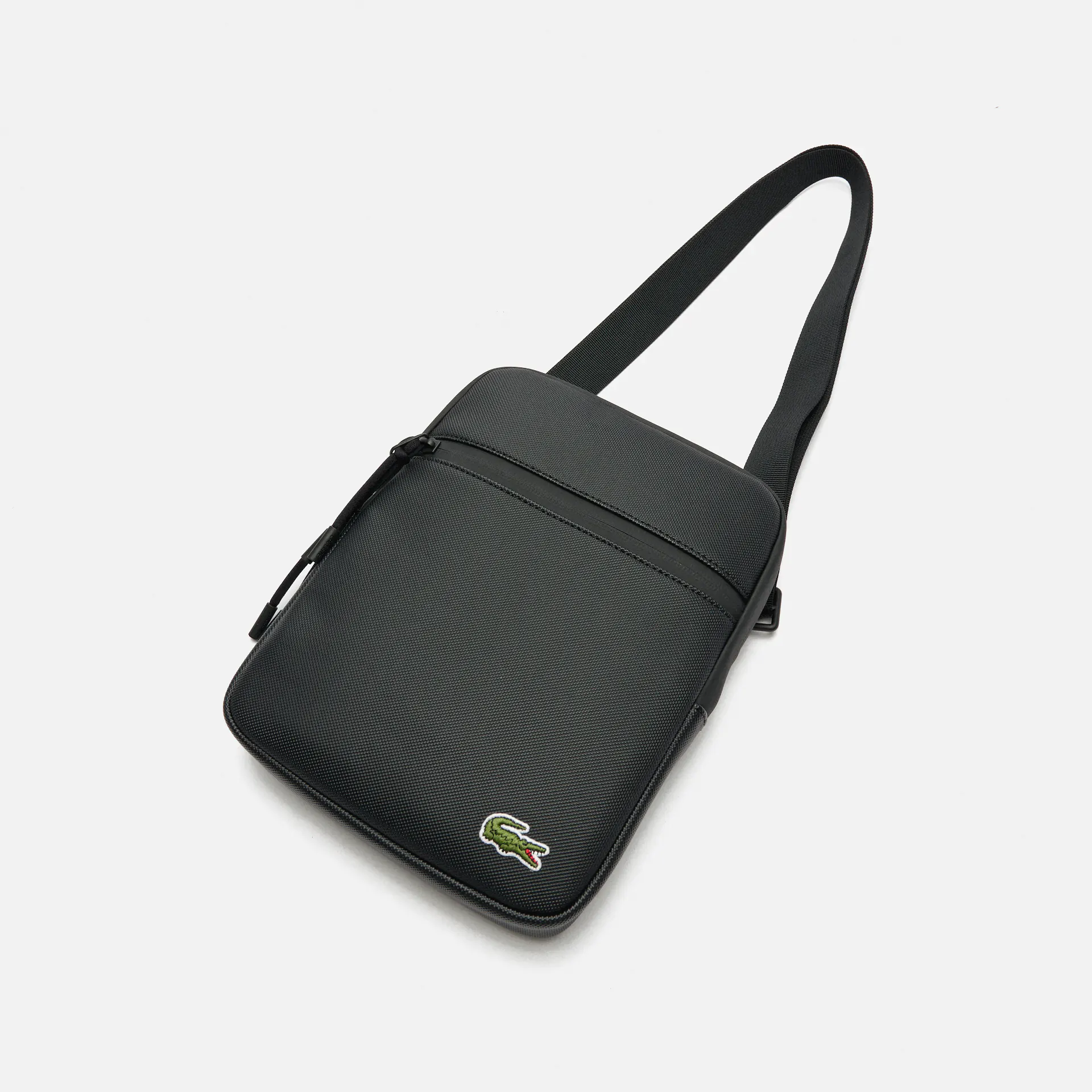  Lacoste Flat Crossover Bag Noir