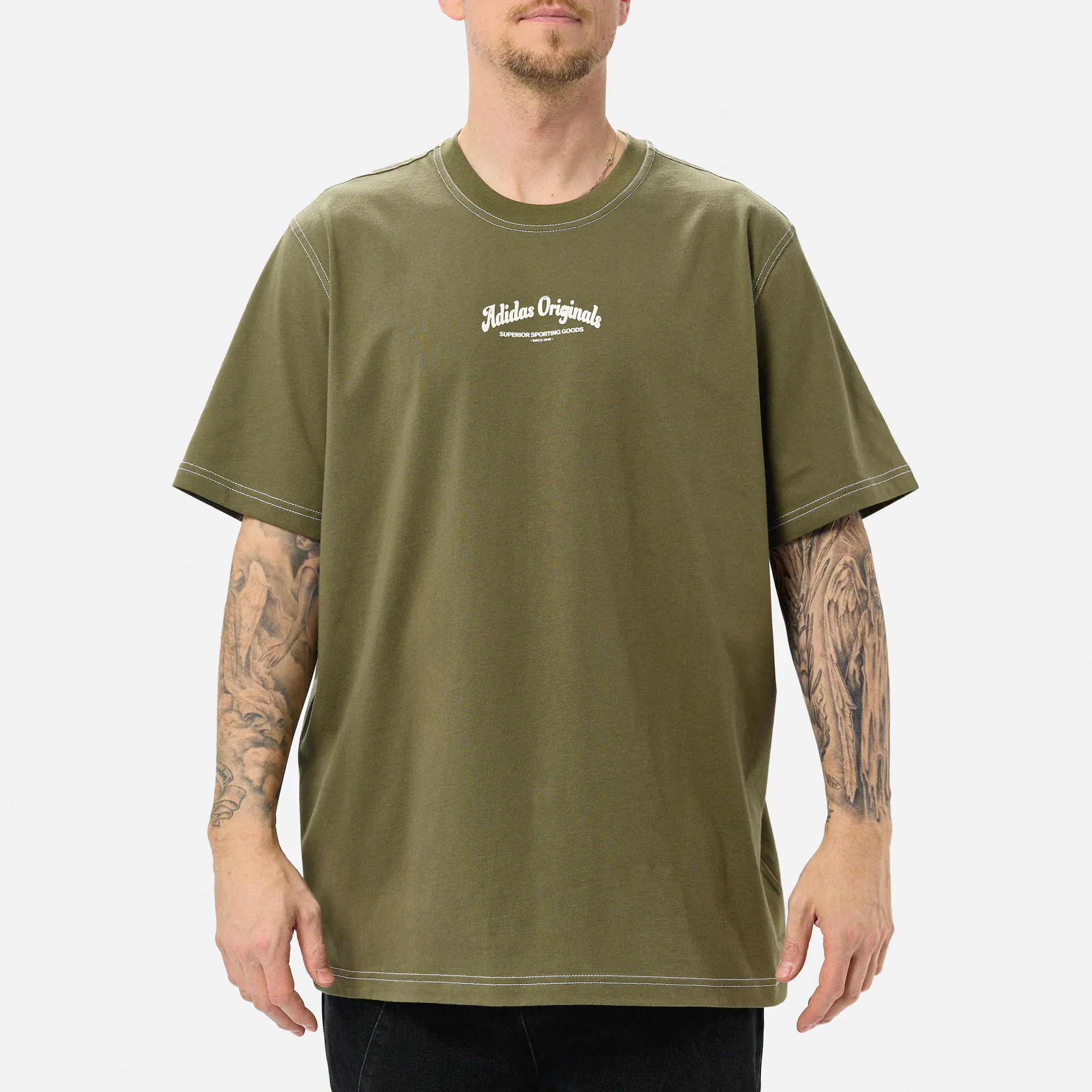 adidas Originals Wabash T-Shirt Olive Strata