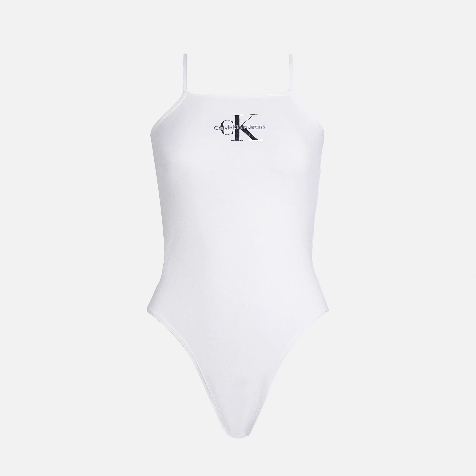 Calvin Klein Jeans Monologo Strappy Body Bright White