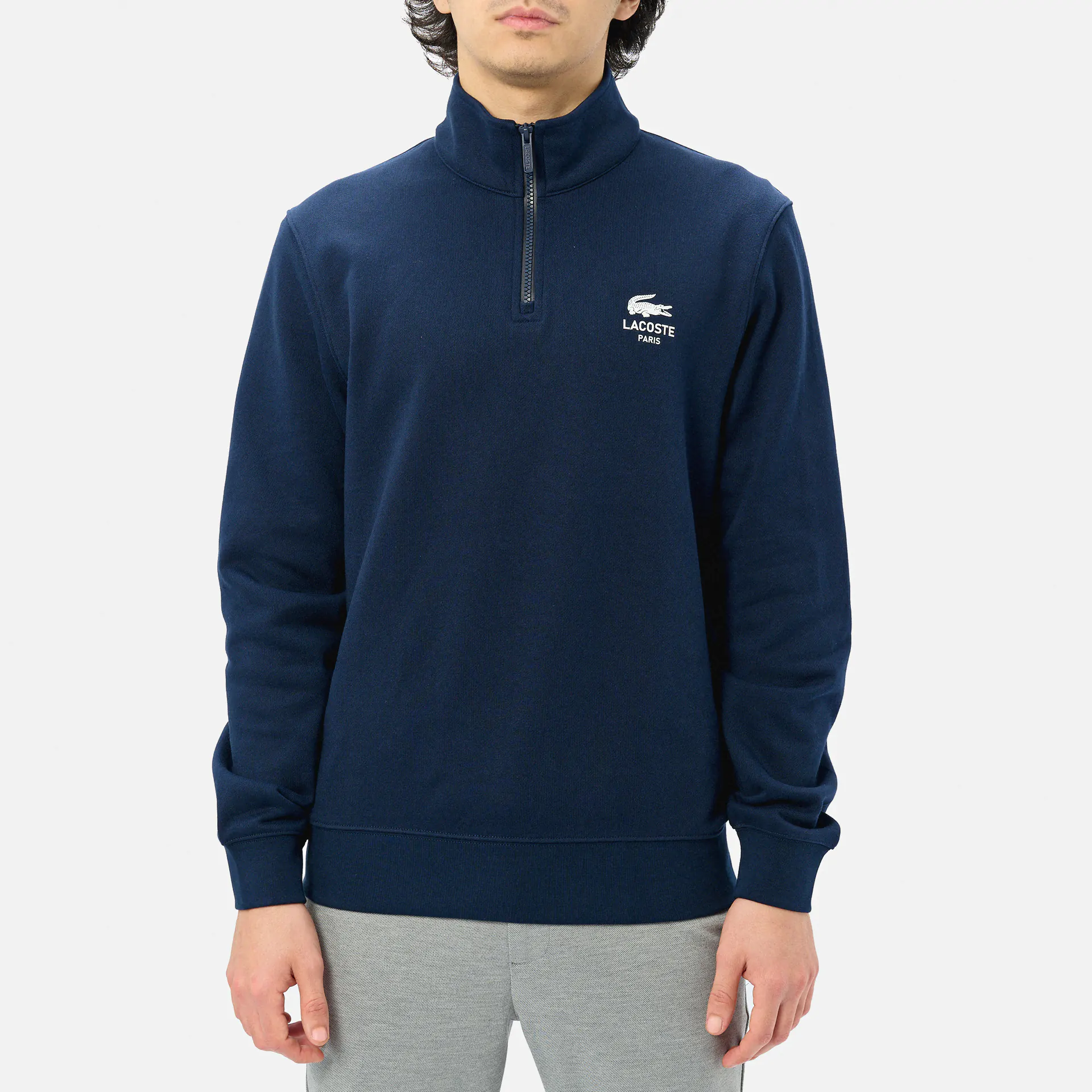 Lacoste Half-Zip Sweatshirt Navy Blue