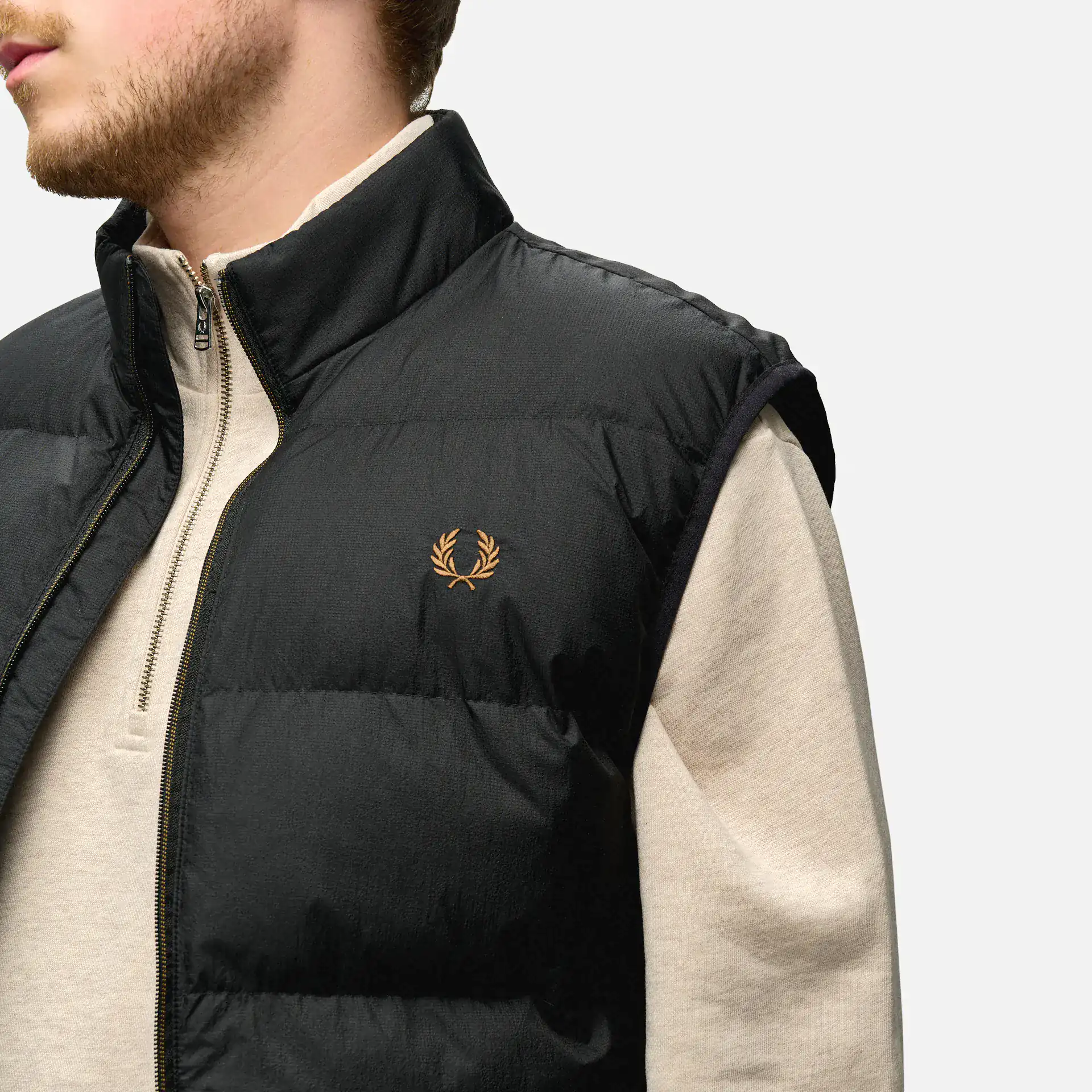 Fred Perry Insulated Gilet Black