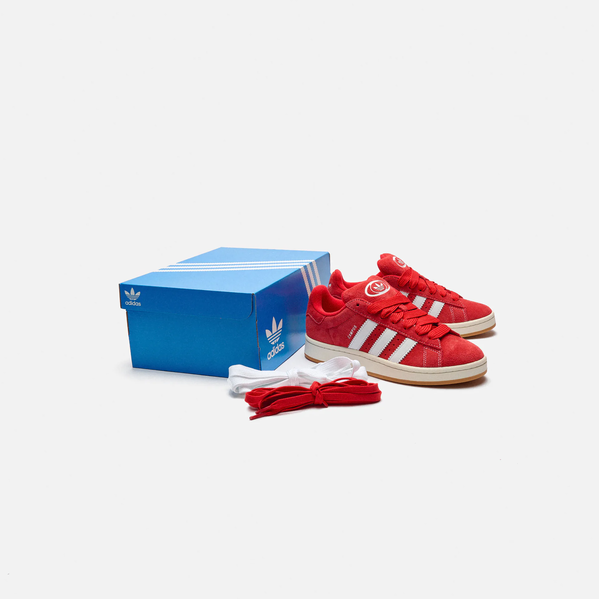 adidas Originals Campus 00s Sneaker Better Scarlet Cloud White Off White