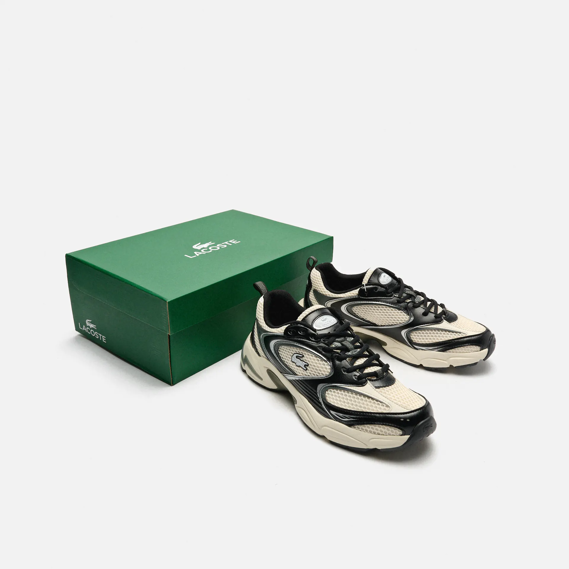 Lacoste Storm 96 2K Lite Sneaker Off White/Black