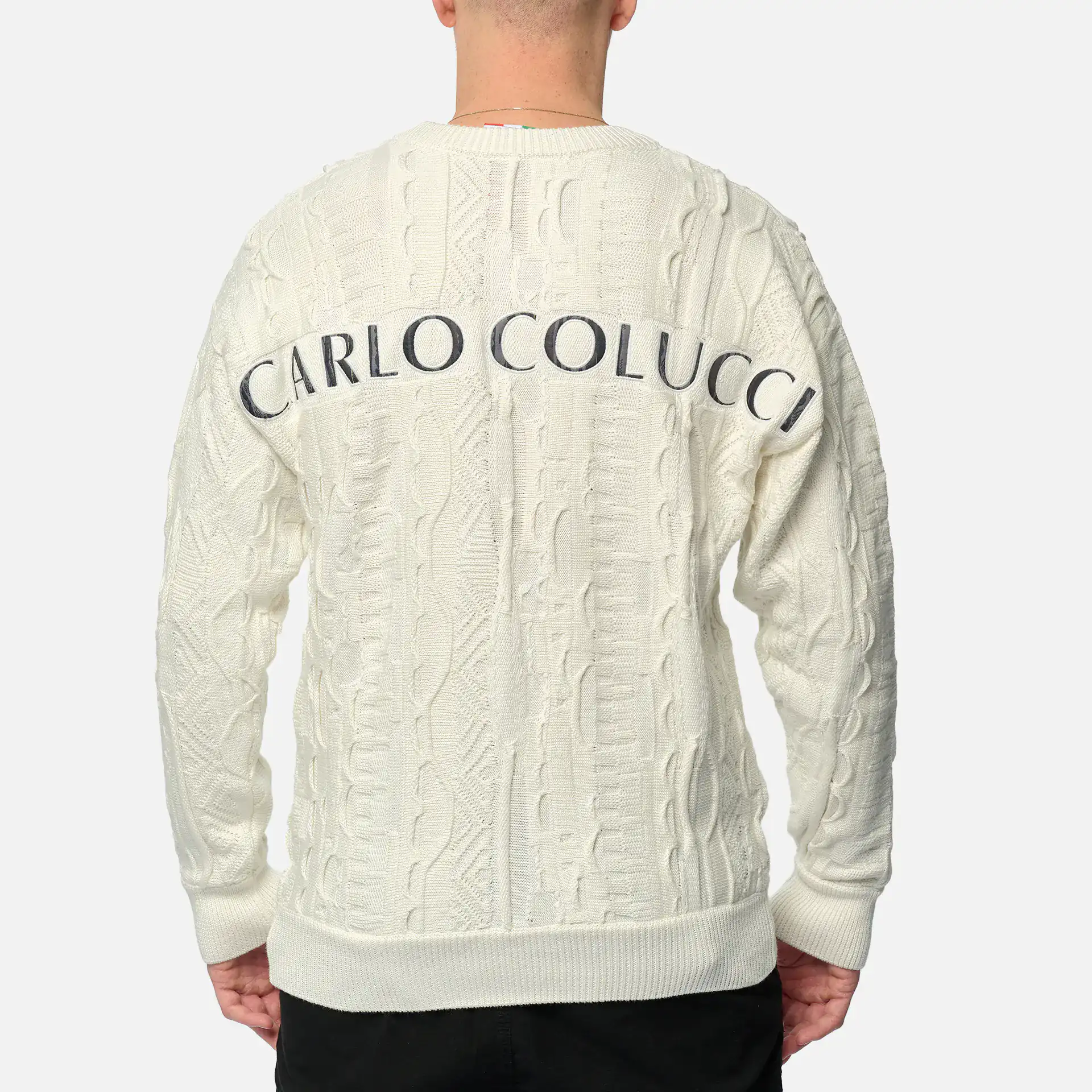 Carlo Colucci Knit Pullover Offwhite