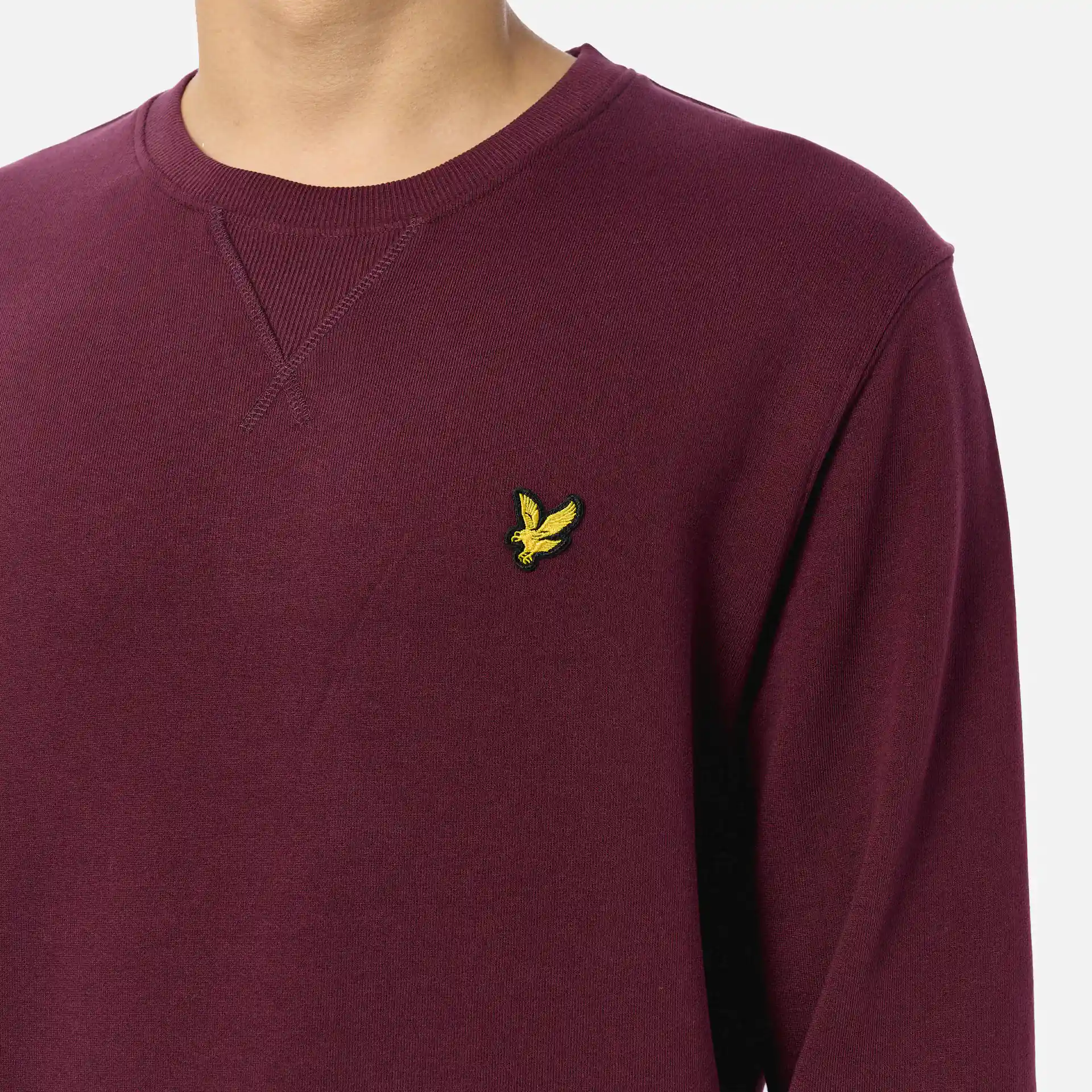 Lyle & Scott Crew Neck Sweatshirt Burgundy