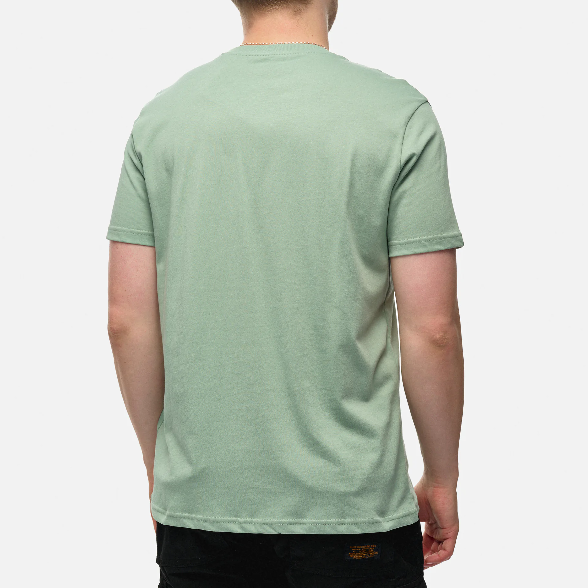 Alpha Industries Basic T-Shirt Small Logo Dusty Green