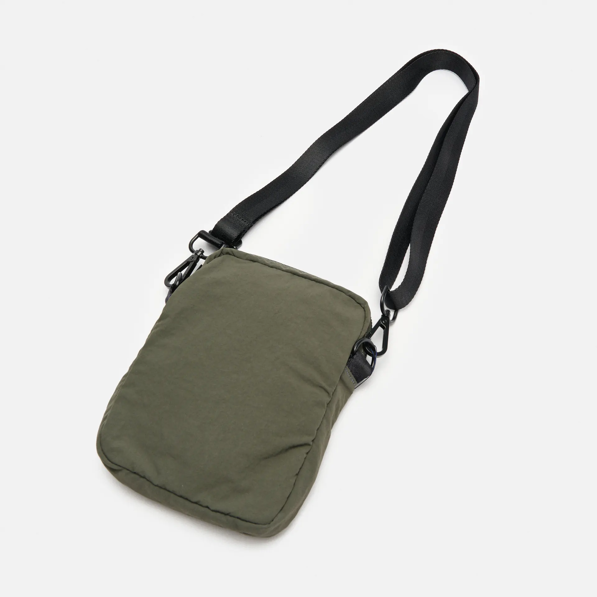 Fred Perry Crinkle Nylon Side Bag Field Green