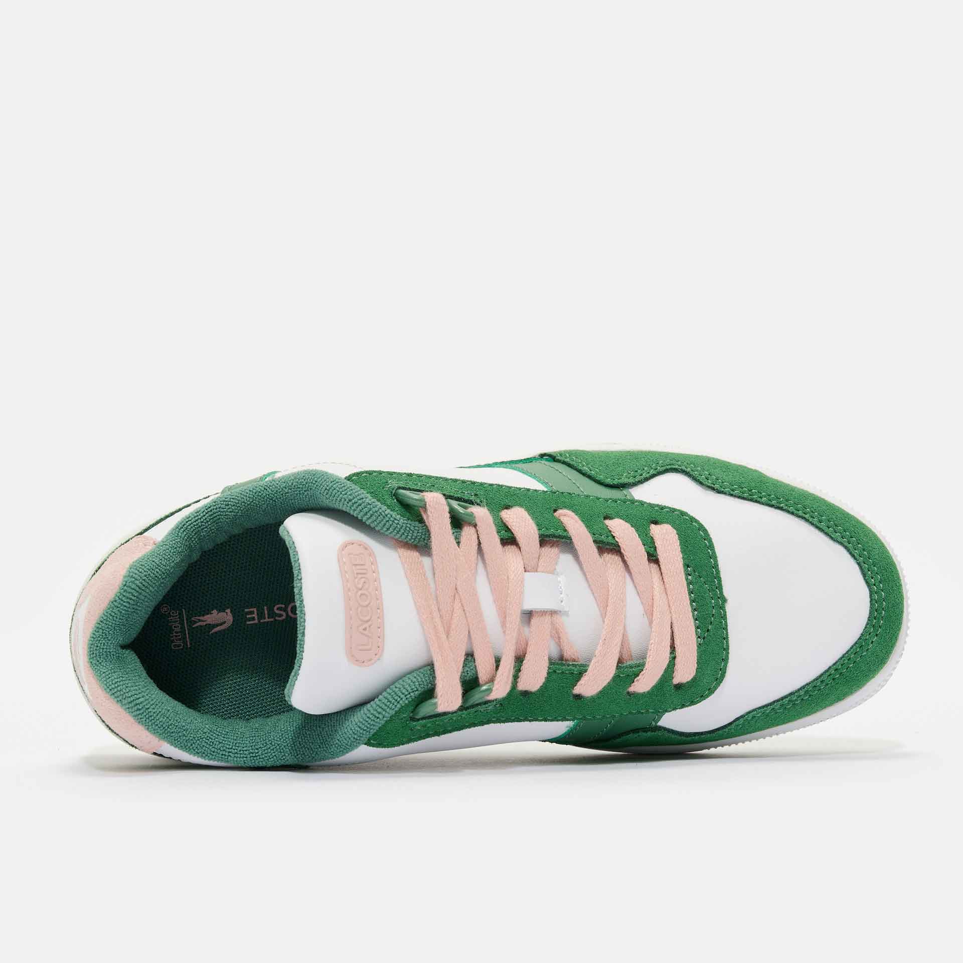 Lacoste T-Clip 123 Sneaker White/Green/Light Pink