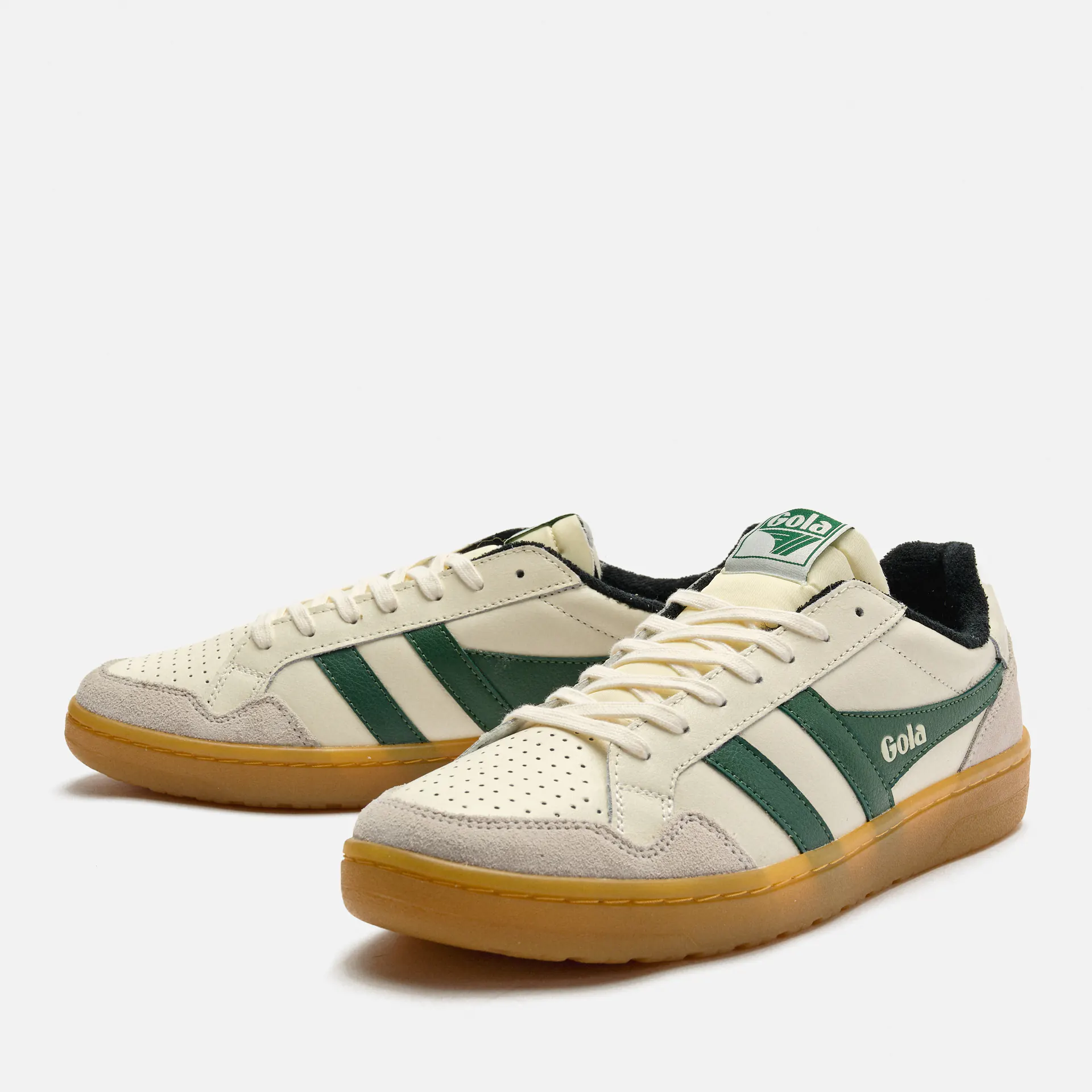 Gola Eagle '86 Sneaker Off White/Evergreen/Black/Gum