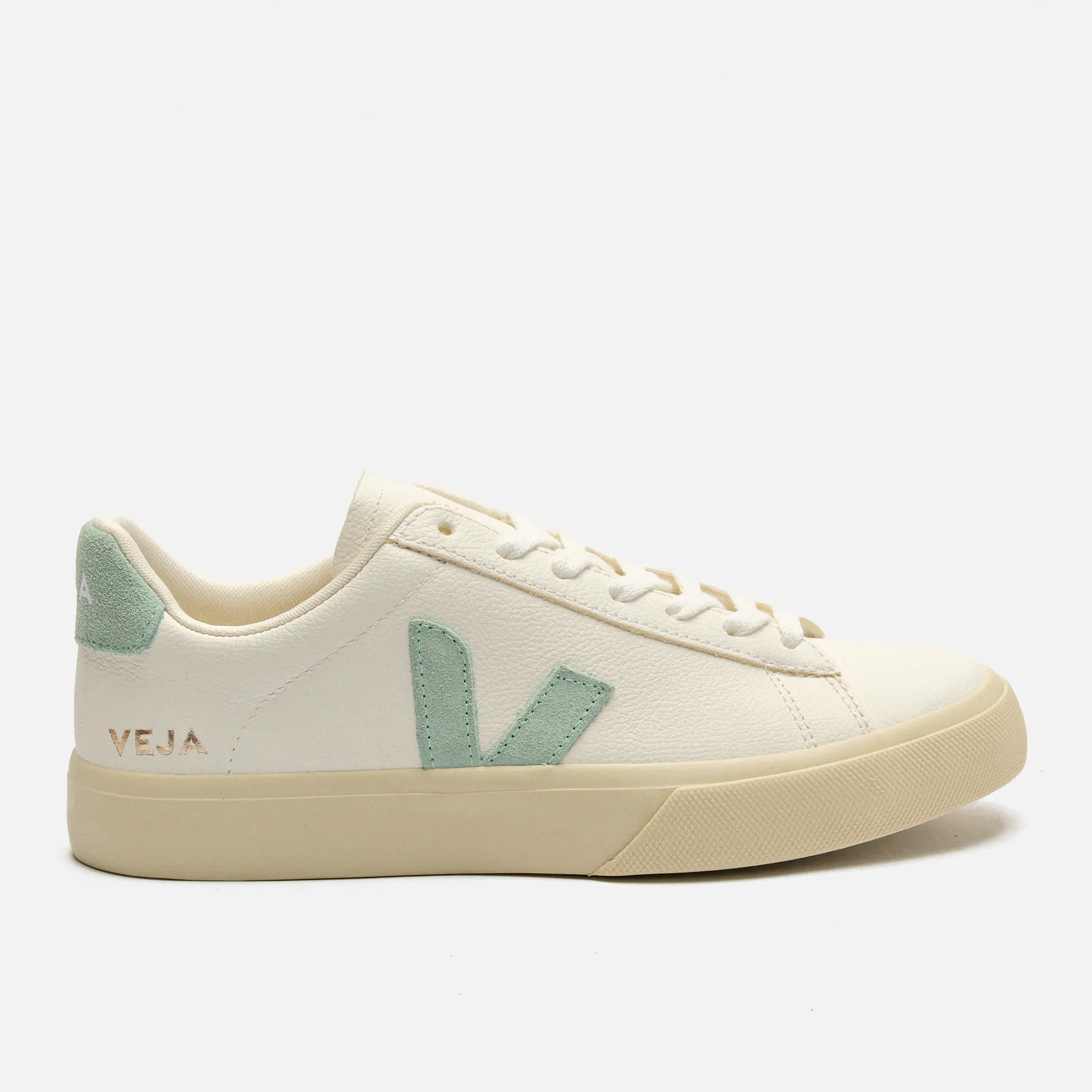 Veja Campo Chromefree Leather Extra White/Matcha