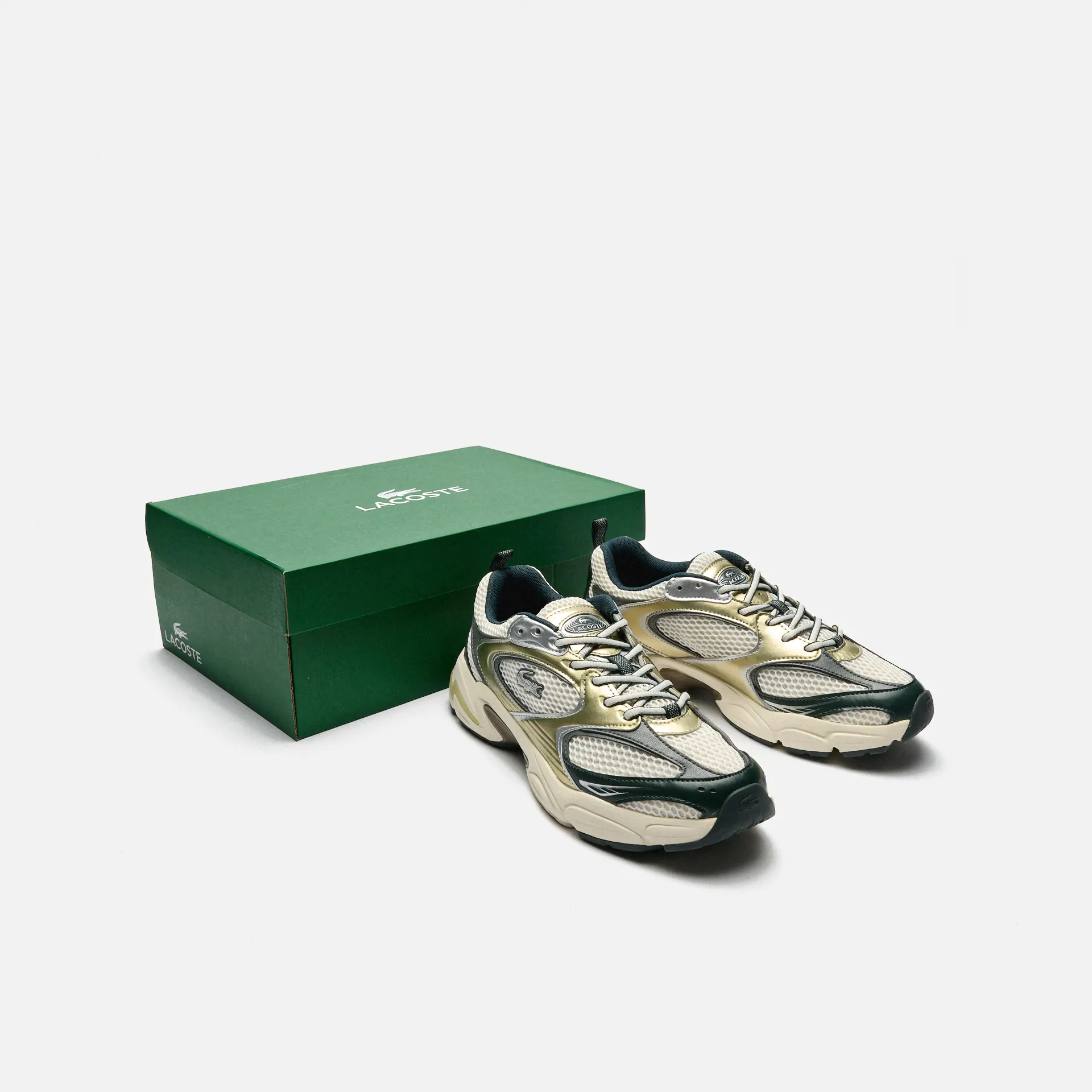 Lacoste Storm 96 2K 224 2 SMA Sneaker Offwhite/Dark Green